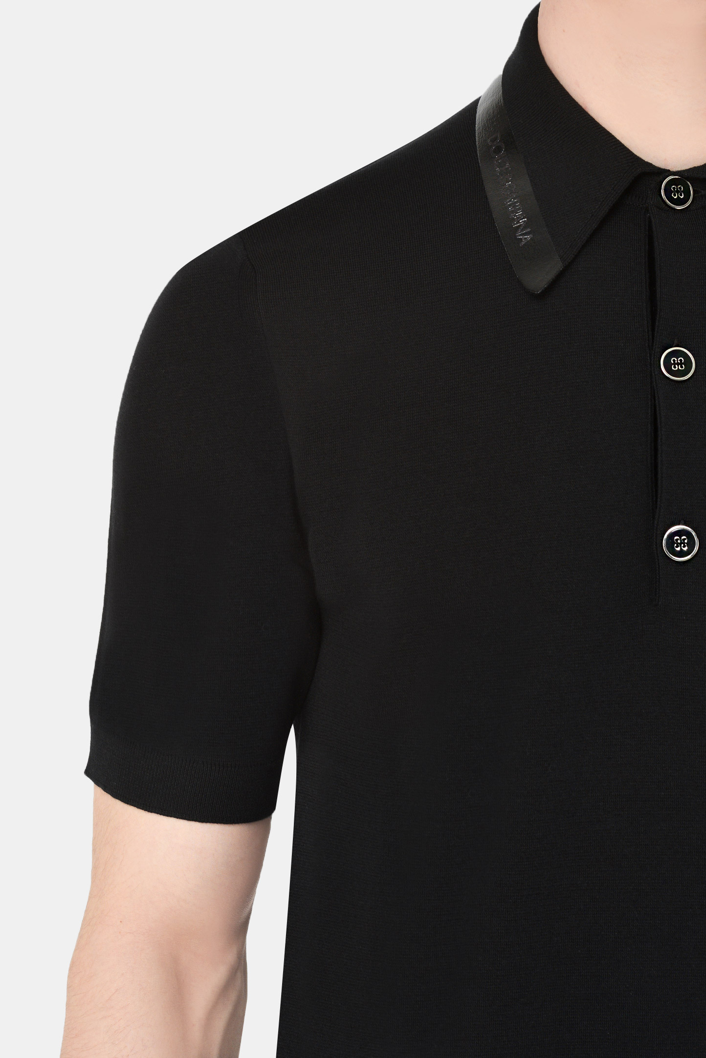 Поло DOLCE & GABBANA GXD90T JBMI3, цвет: Черный, Мужской