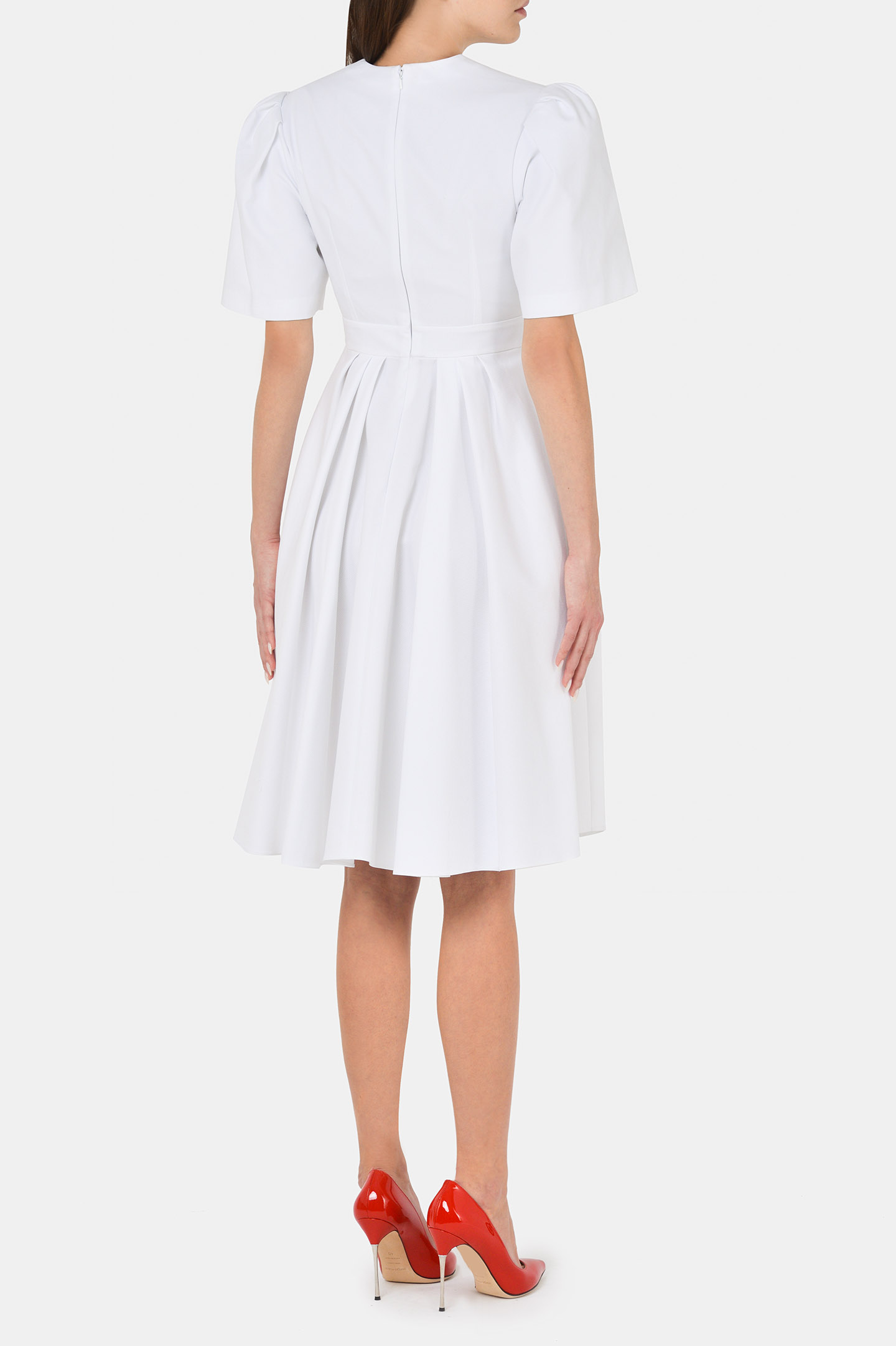 Платье ALEXANDER MCQUEEN 650145 QAAAC, цвет: Белый, Женский