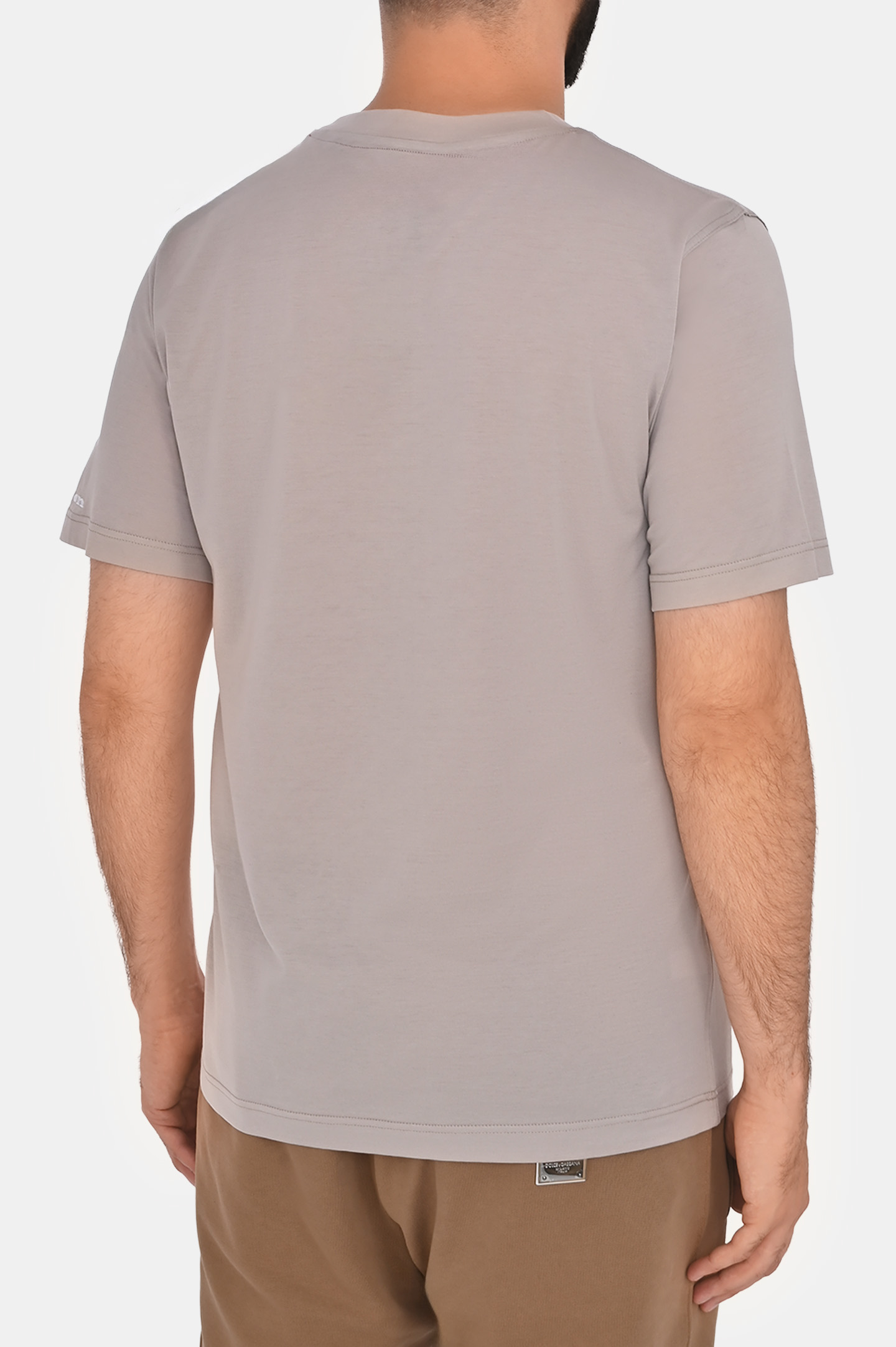 Футболка KITON UMK0721H10, цвет: Светло-бежевый, Мужской