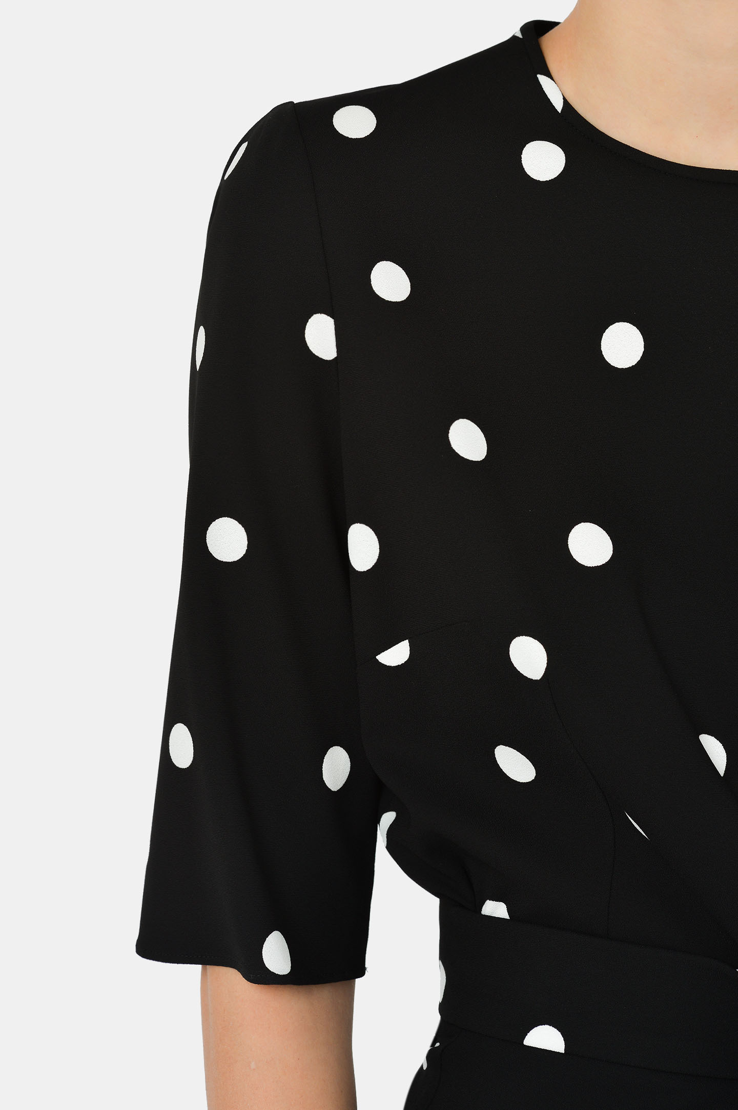 Блуза DOLCE & GABBANA F7Y36T FSRLM, цвет: Черно-белый, Женский
