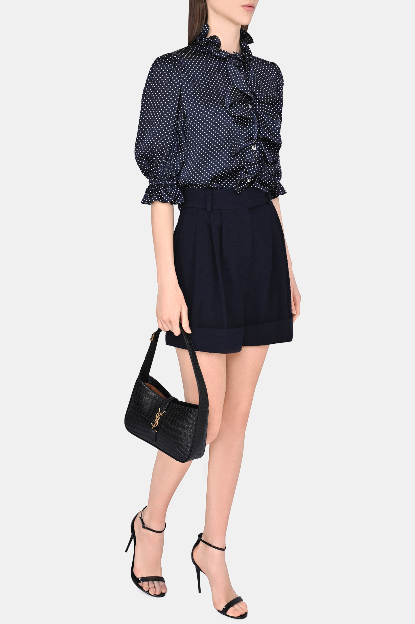 Сумка SAINT LAURENT 657228 DZESW 1062, цвет: Черный, Женский