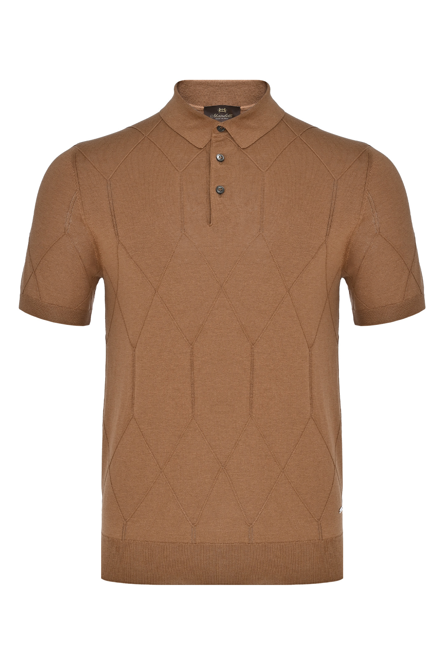 Поло (Джемпер) MANDELLI P25-1K007A-5645, цвет: Коричневый, Мужской