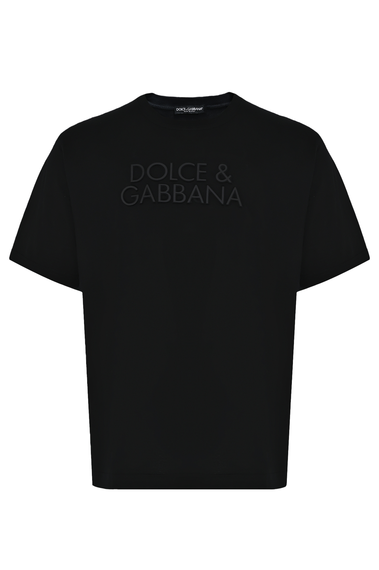 Футболка с логотипом DOLCE & GABBANA G8PN9Z G7NWN, цвет: Черный, Мужской