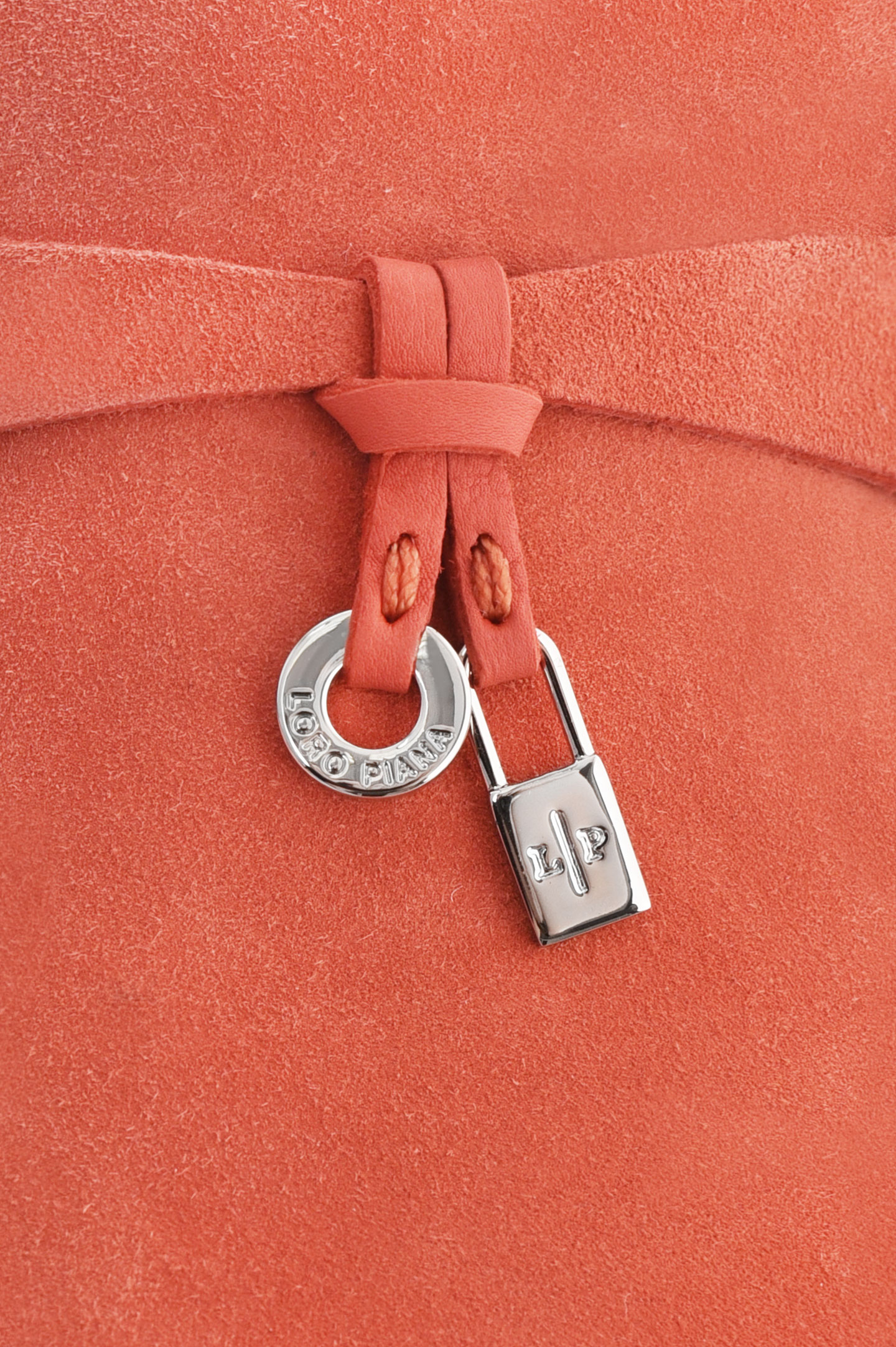 Туфли LORO PIANA F3-FAE5444, цвет: Коралловый, Женский