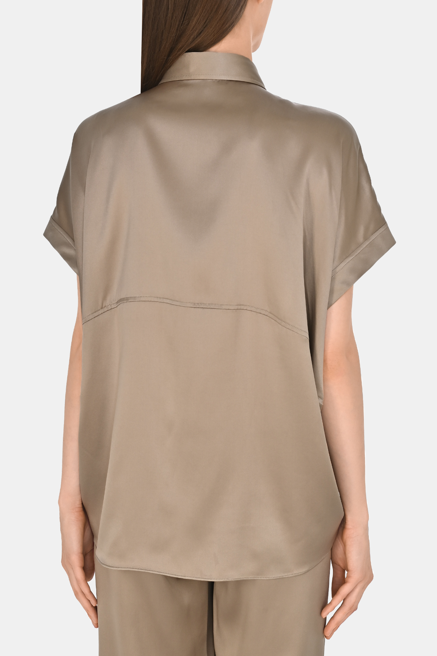 Блуза (Рубашка) BRUNELLO  CUCINELLI M0C59RA915, цвет: Бежевый, Женский