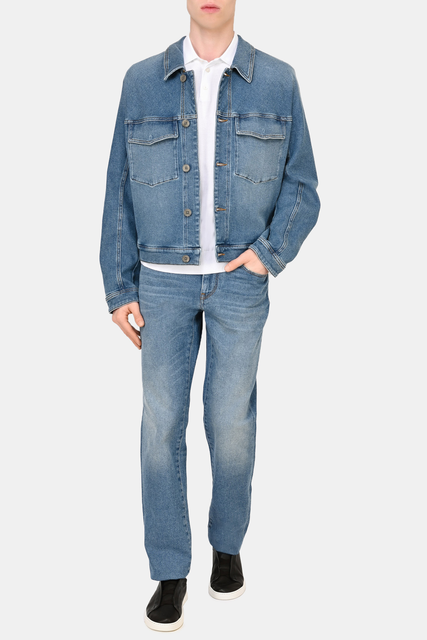 Джинсы Z ZEGNA VZ766 ZZ530, цвет: Голубой, Мужской