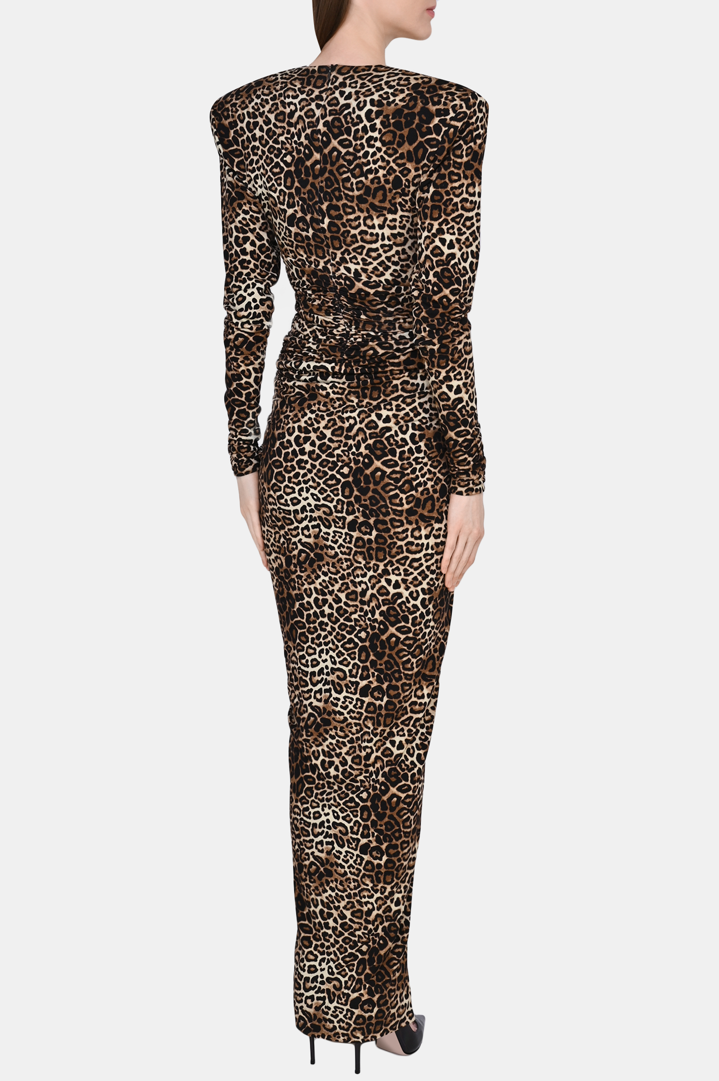 Платье ALEXANDRE VAUTHIER 224DR1614, цвет: Леопардовый, Женский