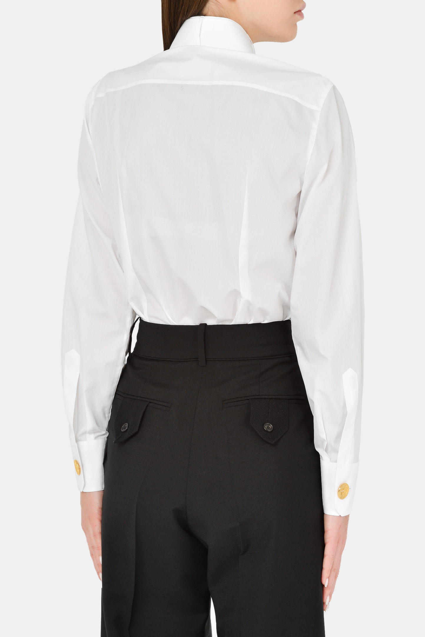 Блуза DOLCE & GABBANA F5L75T FU5K9, цвет: Белый, Женский