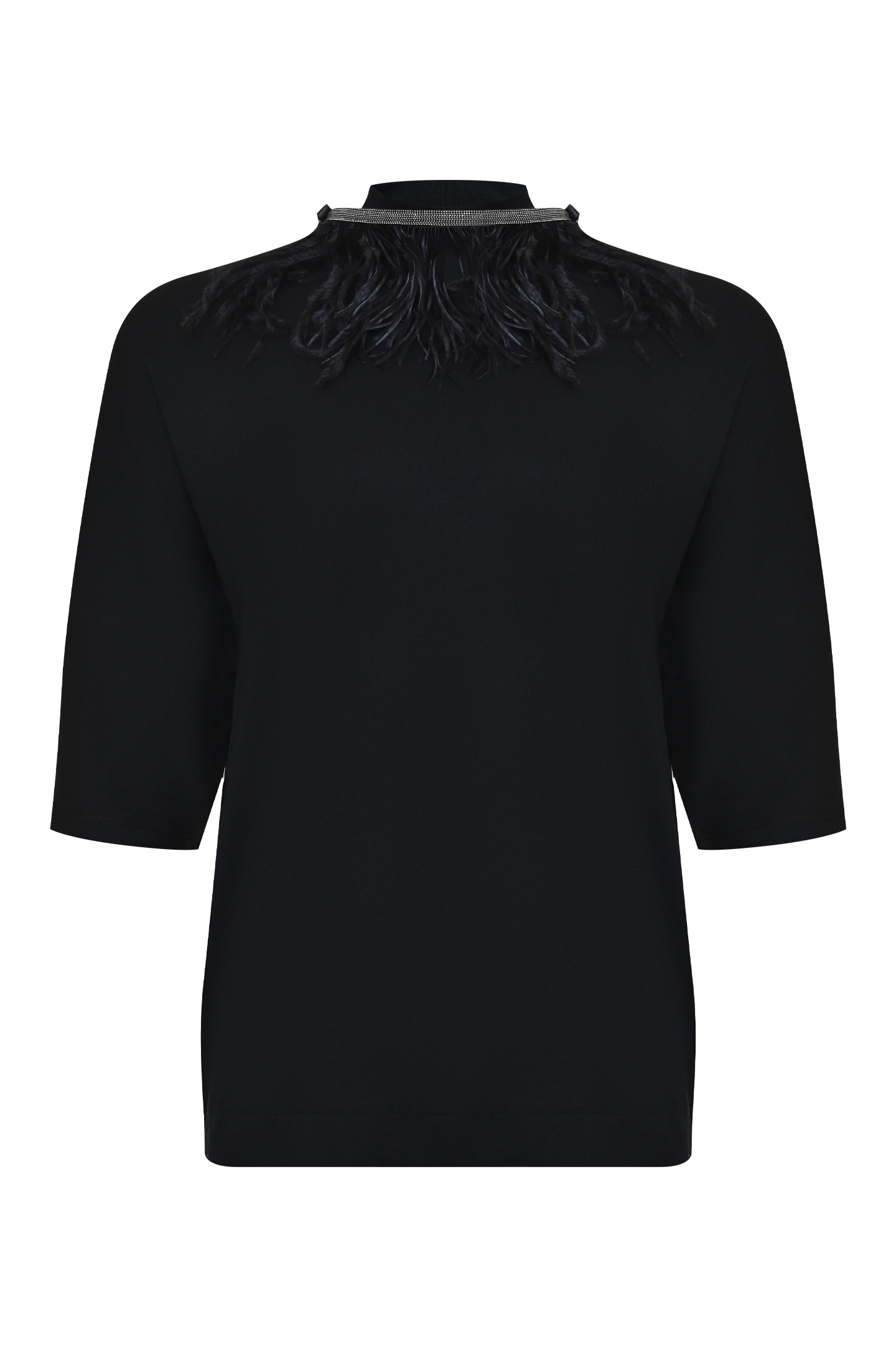 Блуза FABIANA FILIPPI JED222B710I644, цвет: Черный, Женский