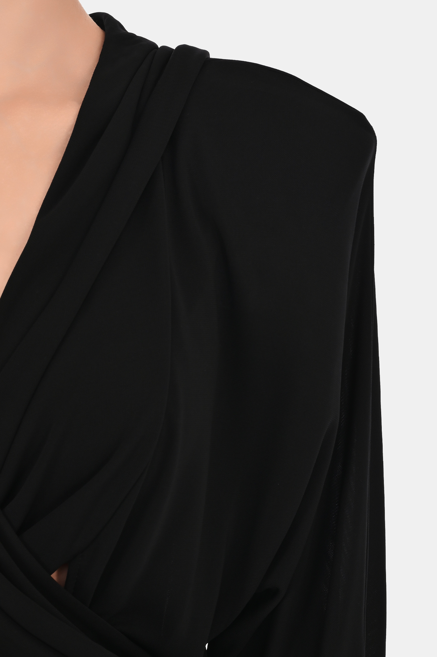 Платье с капюшоном и открытой спиной JACOB LEE WDV001SS24B, цвет: Черный, Женский