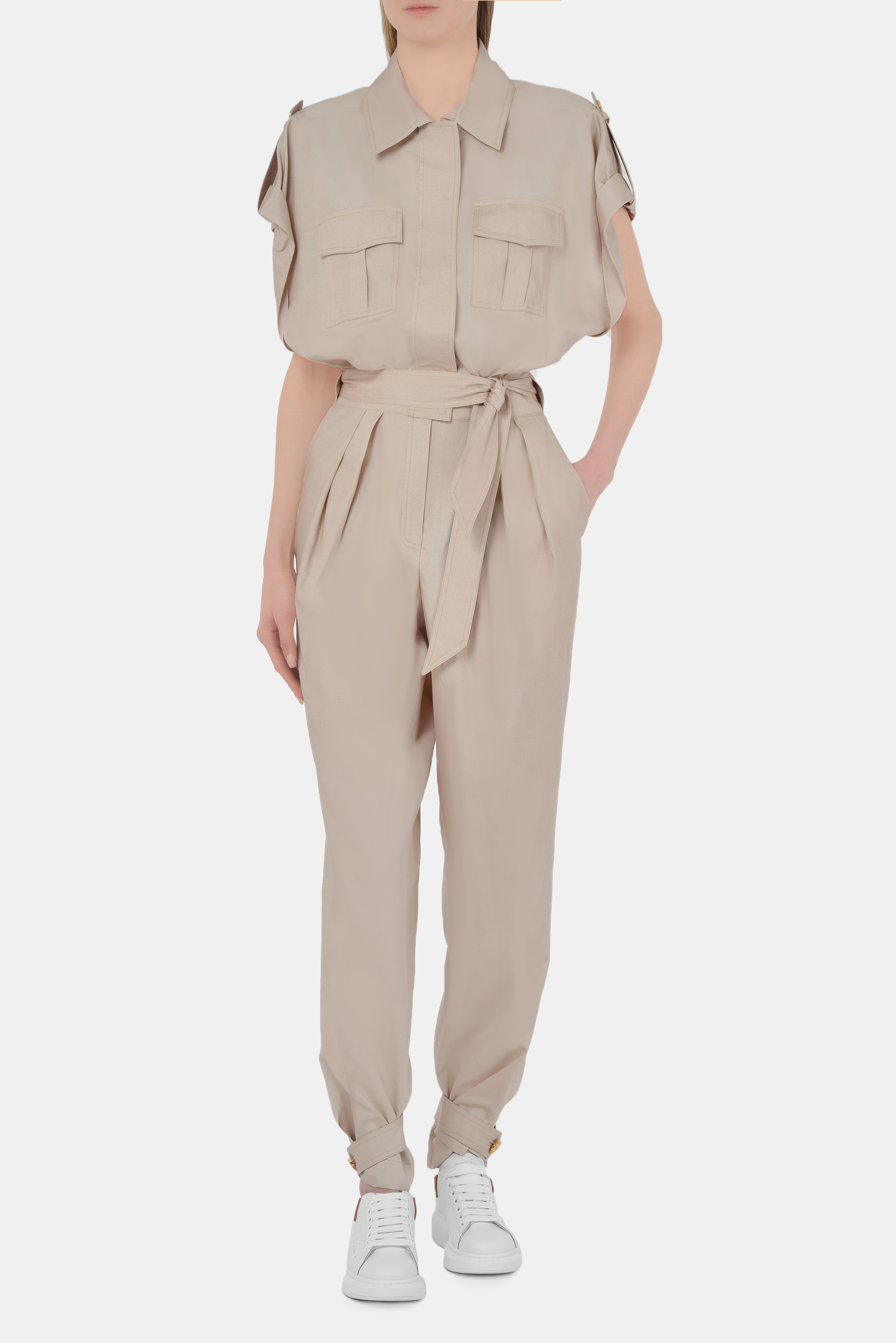 Комбинезон ALEXANDRE VAUTHIER 211JS1400, цвет: Бежевый, Женский
