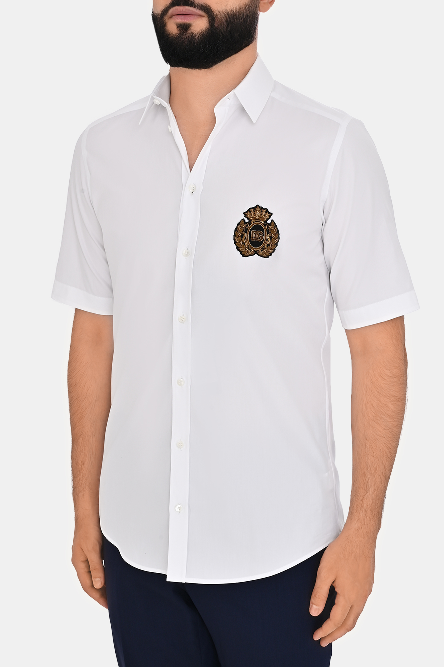 Рубашка DOLCE & GABBANA G5NC5Z FU5U8, цвет: Белый, Мужской