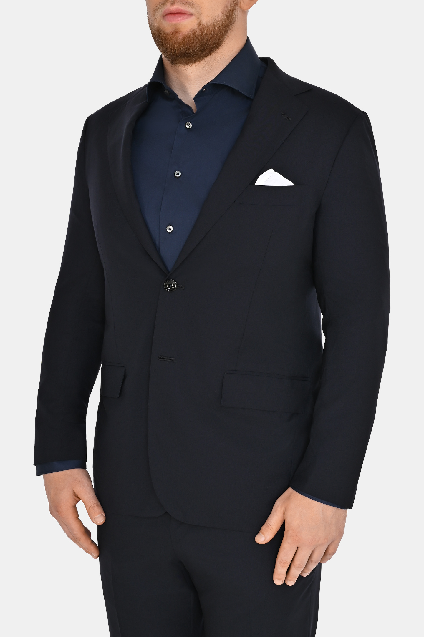 Костюм+платок KITON UA81K012741, цвет: Темно-синий, Мужской