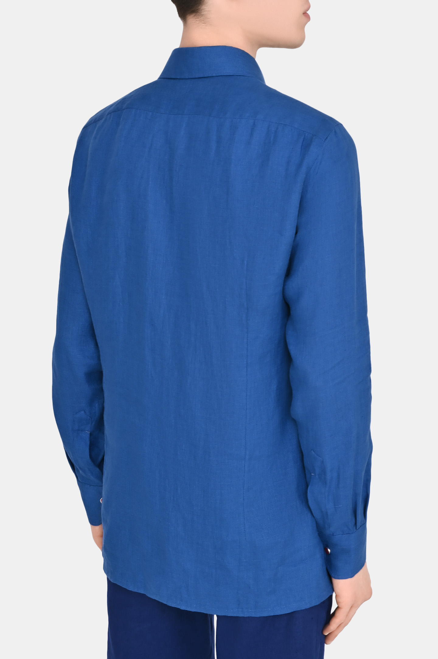 Рубашка KITON UMCNERPH084000, цвет: Синий, Мужской