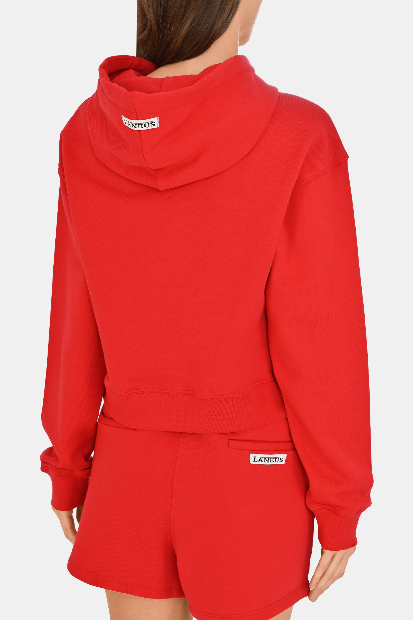 Худи LANEUS S5LAWOHS108 , цвет: Красный, Женский