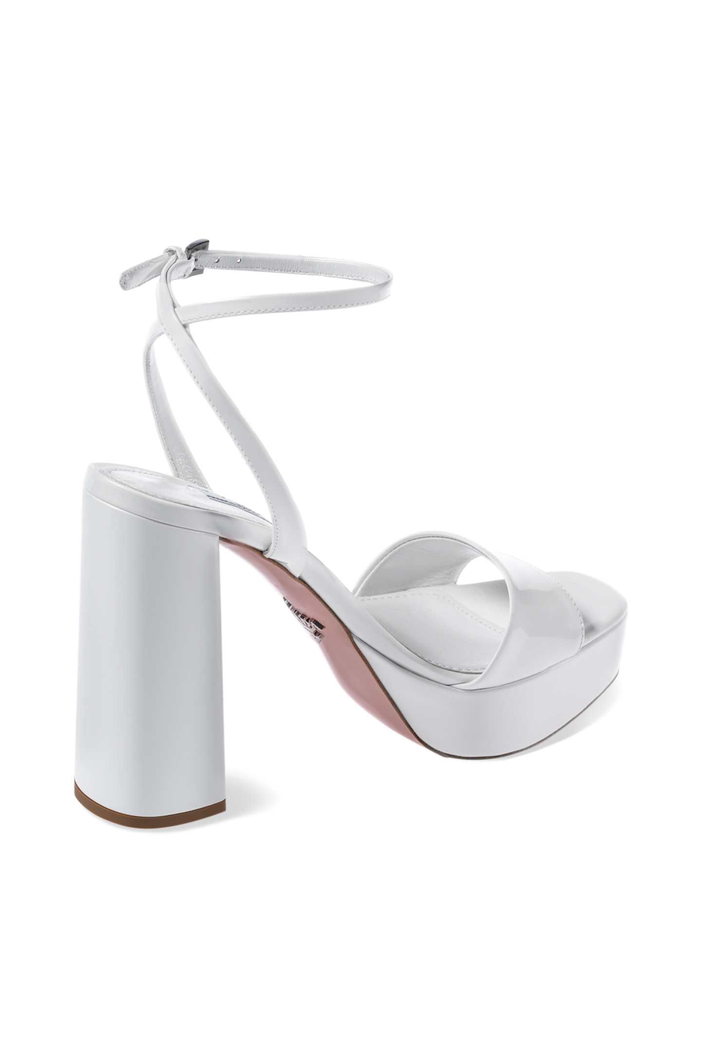 Босоножки PRADA 1XP76A F 115, цвет: Белый, Женский