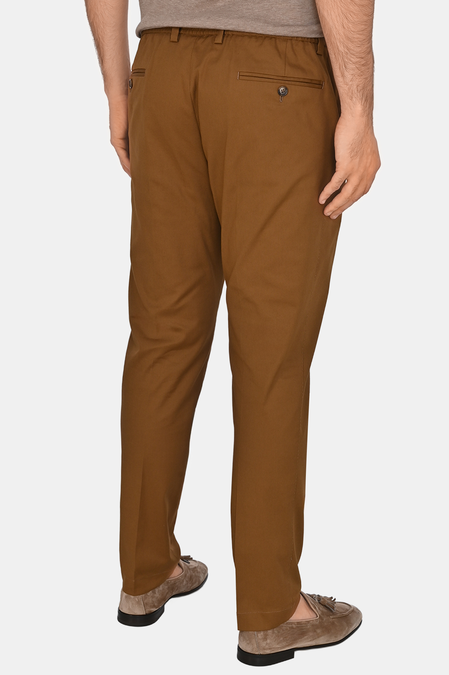 Брюки DOLCE & GABBANA GW13ET FUFNV, цвет: Коричневый, Мужской