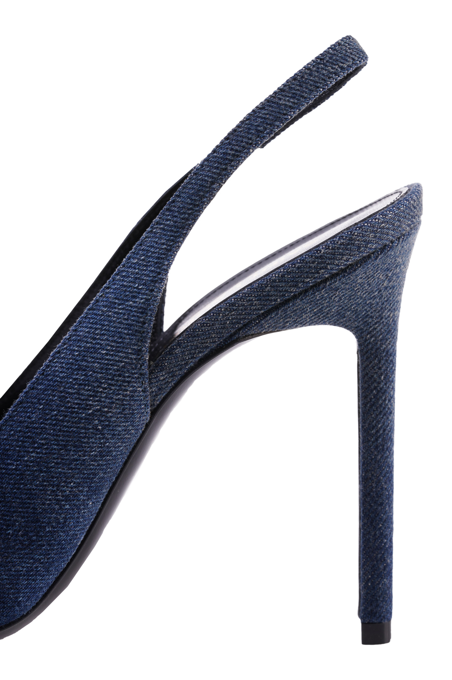 Босоножки SAINT LAURENT 639541 2O800, цвет: Синий, Женский