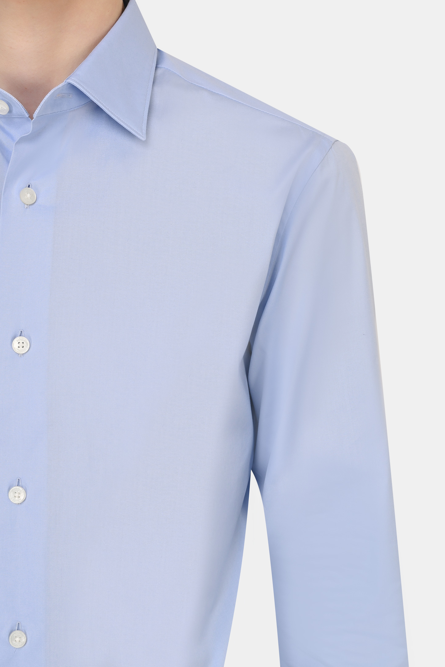 Рубашка Z ZEGNA 305101 ZCSC1, цвет: Голубой, Мужской