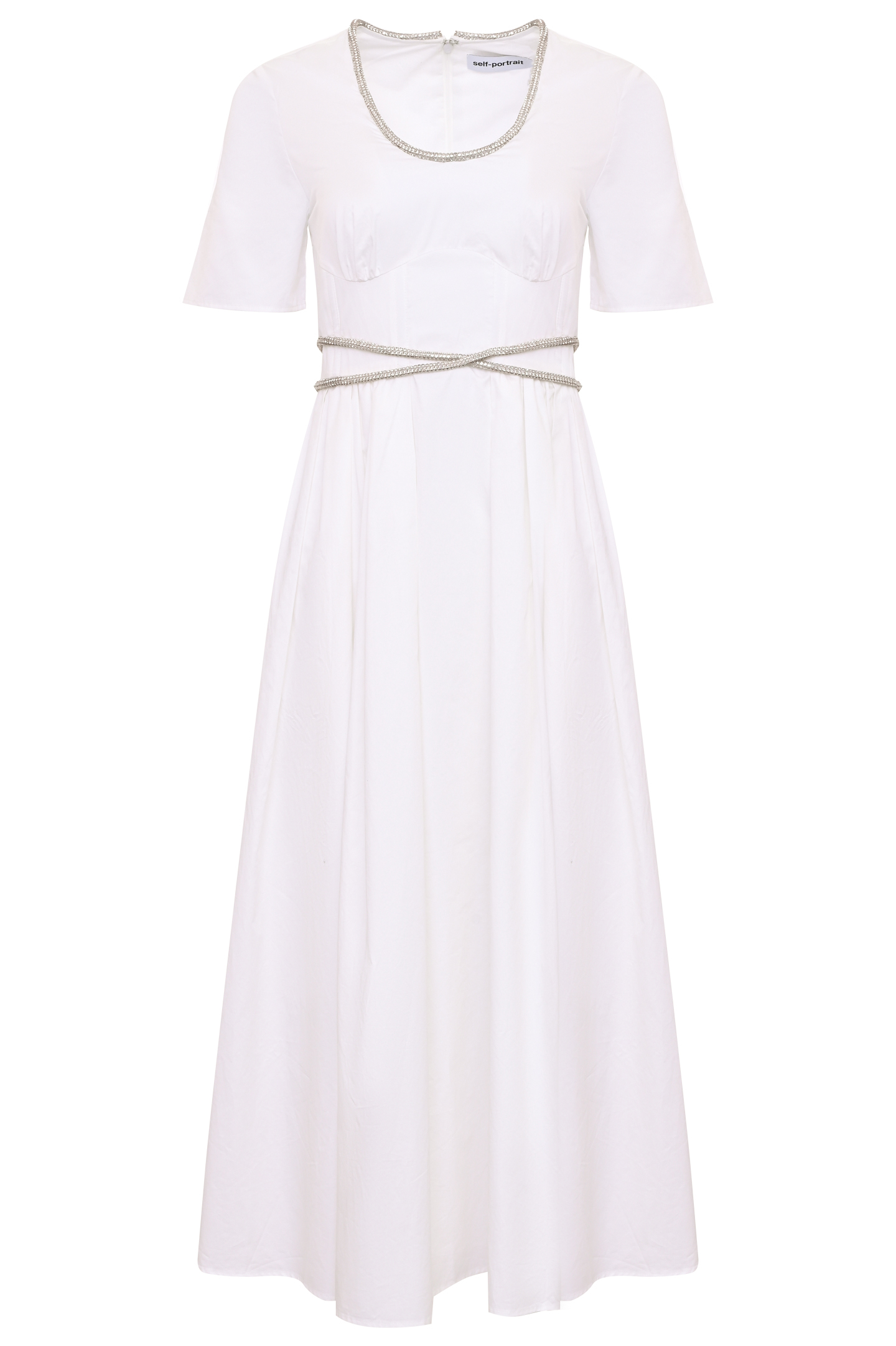 Платье SELF PORTRAIT RS22-040, цвет: Белый, Женский
