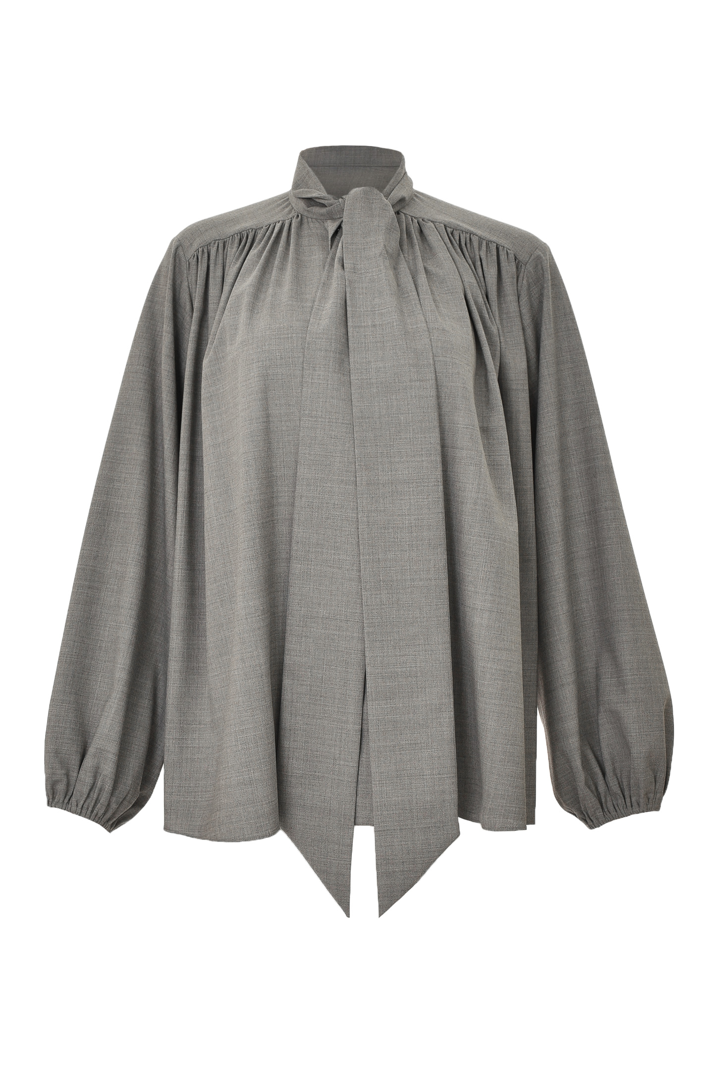 Блуза ALEXANDRE VAUTHIER 213SH1504, цвет: Серый, Женский