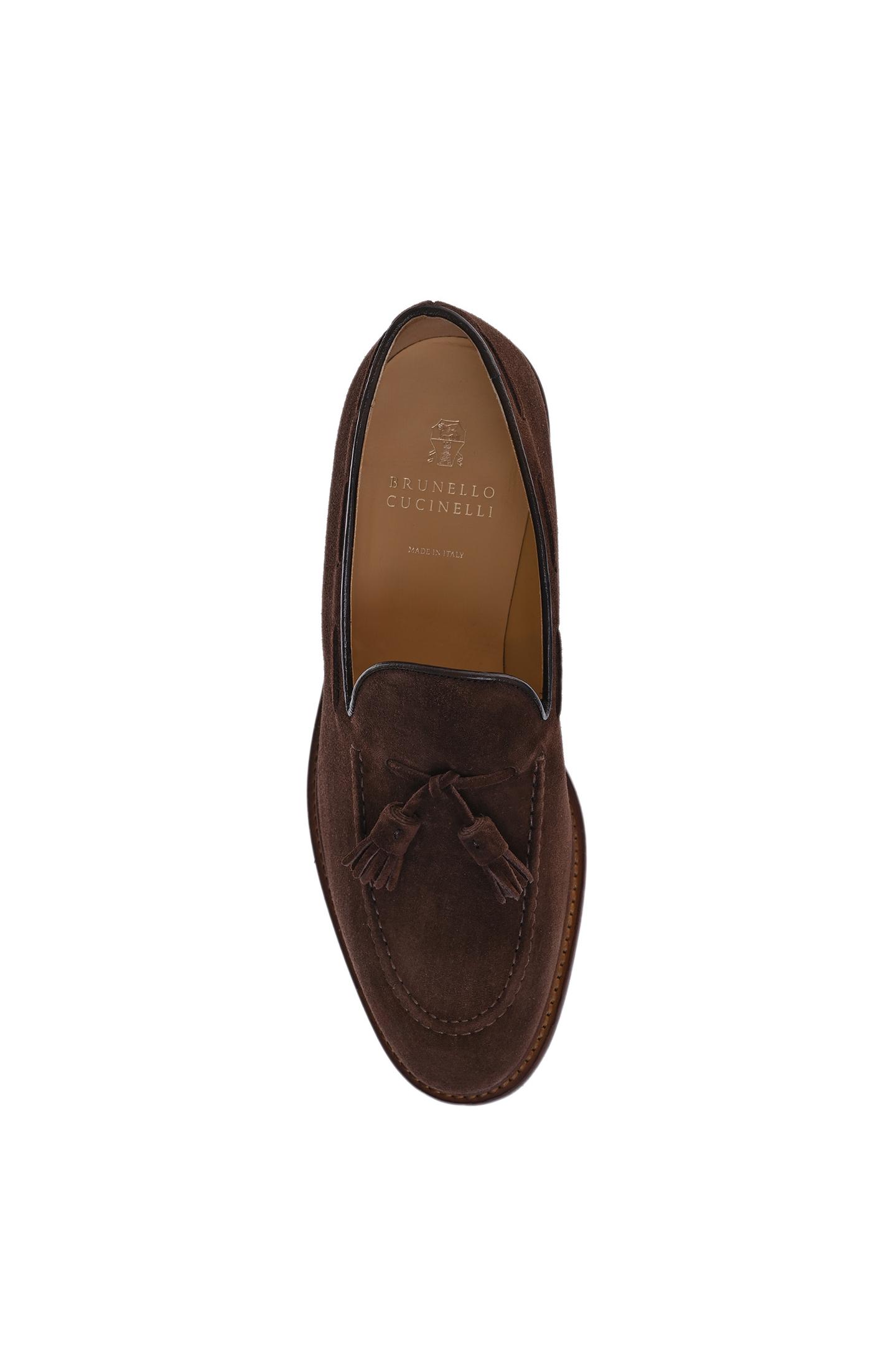 Лоферы BRUNELLO  CUCINELLI MZUPEAK791, цвет: Коричневый, Мужской