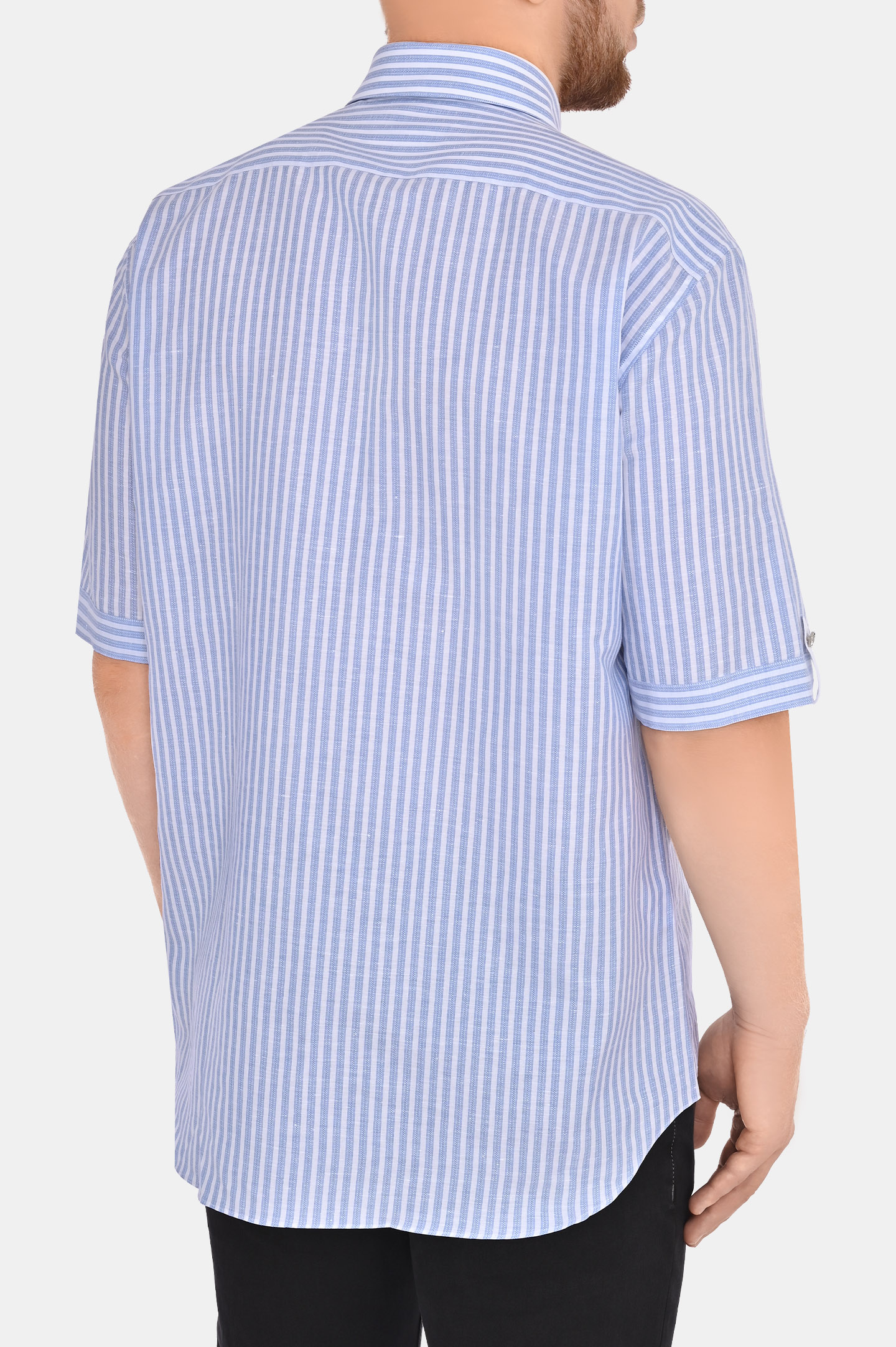 Рубашка STEFANO RICCI MC006729 R1258, цвет: Голубой, Мужской