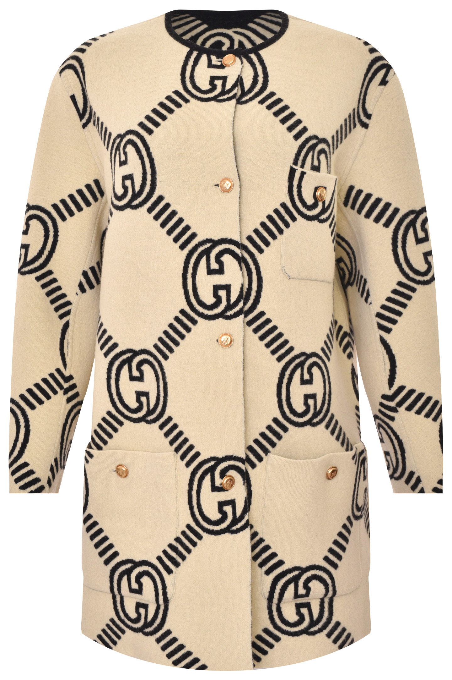 Кардиган GUCCI 678318 XKB5T, цвет: Молочный, Женский