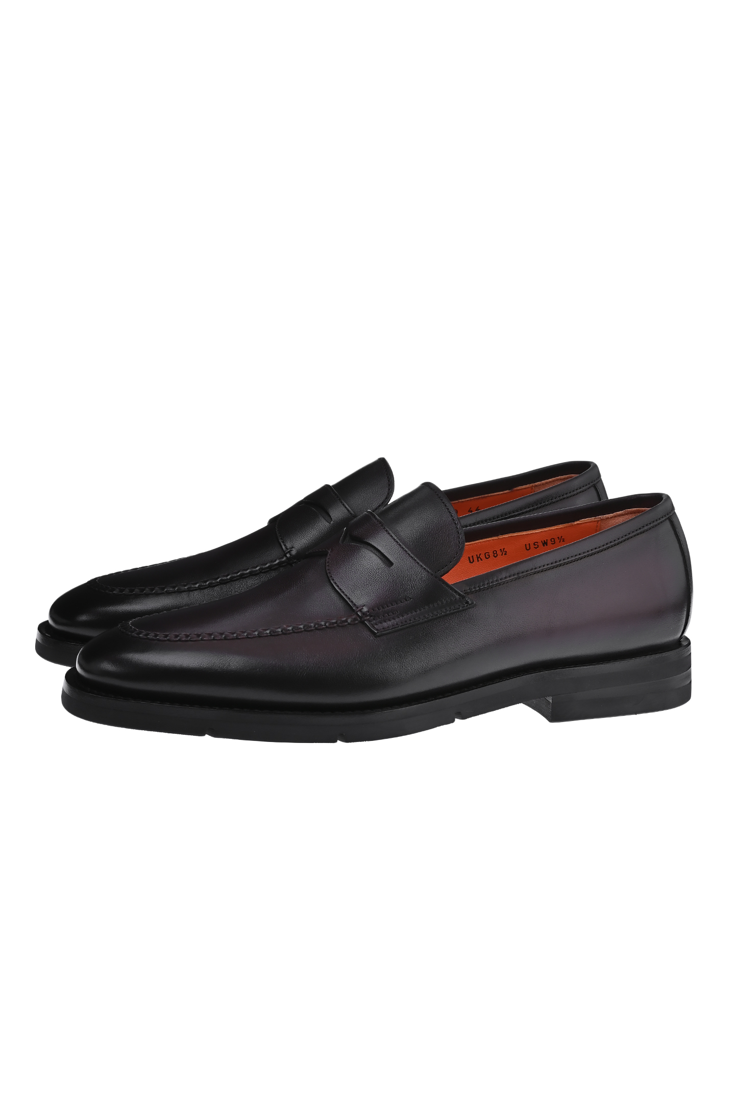 Лоферы SANTONI MCNG15609PI2BLYFB44, цвет: Бордовый, Мужской