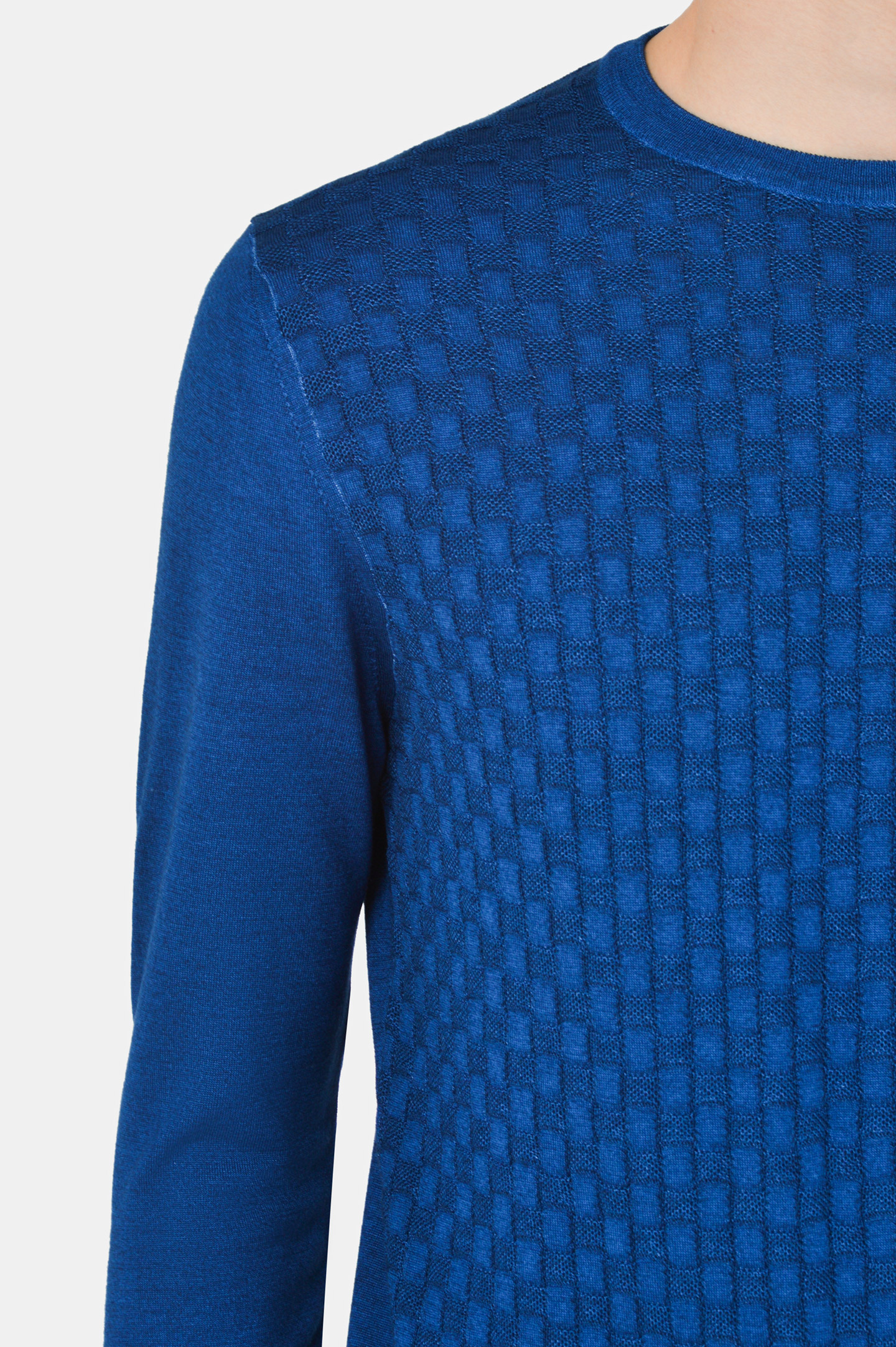 Свитер CANALI MK00978/310, цвет: Синий, Мужской