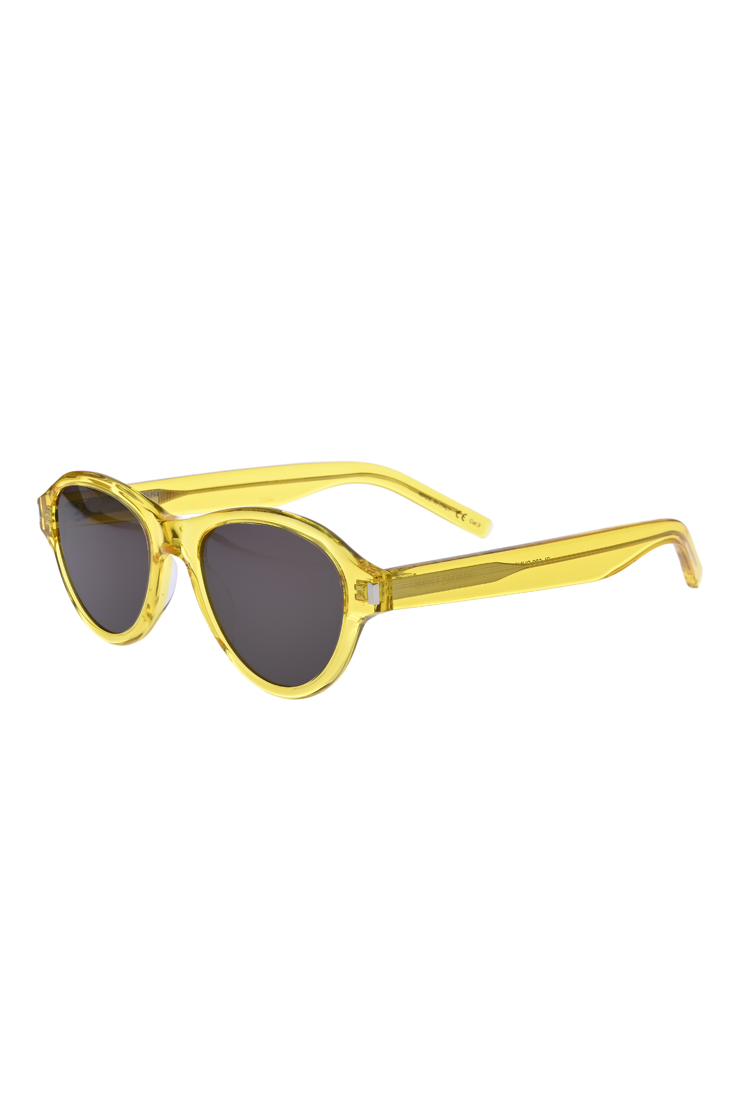 Солнцезащитные очки SAINT LAURENT 690905 Y9901 7403, цвет: Желтый, Женский