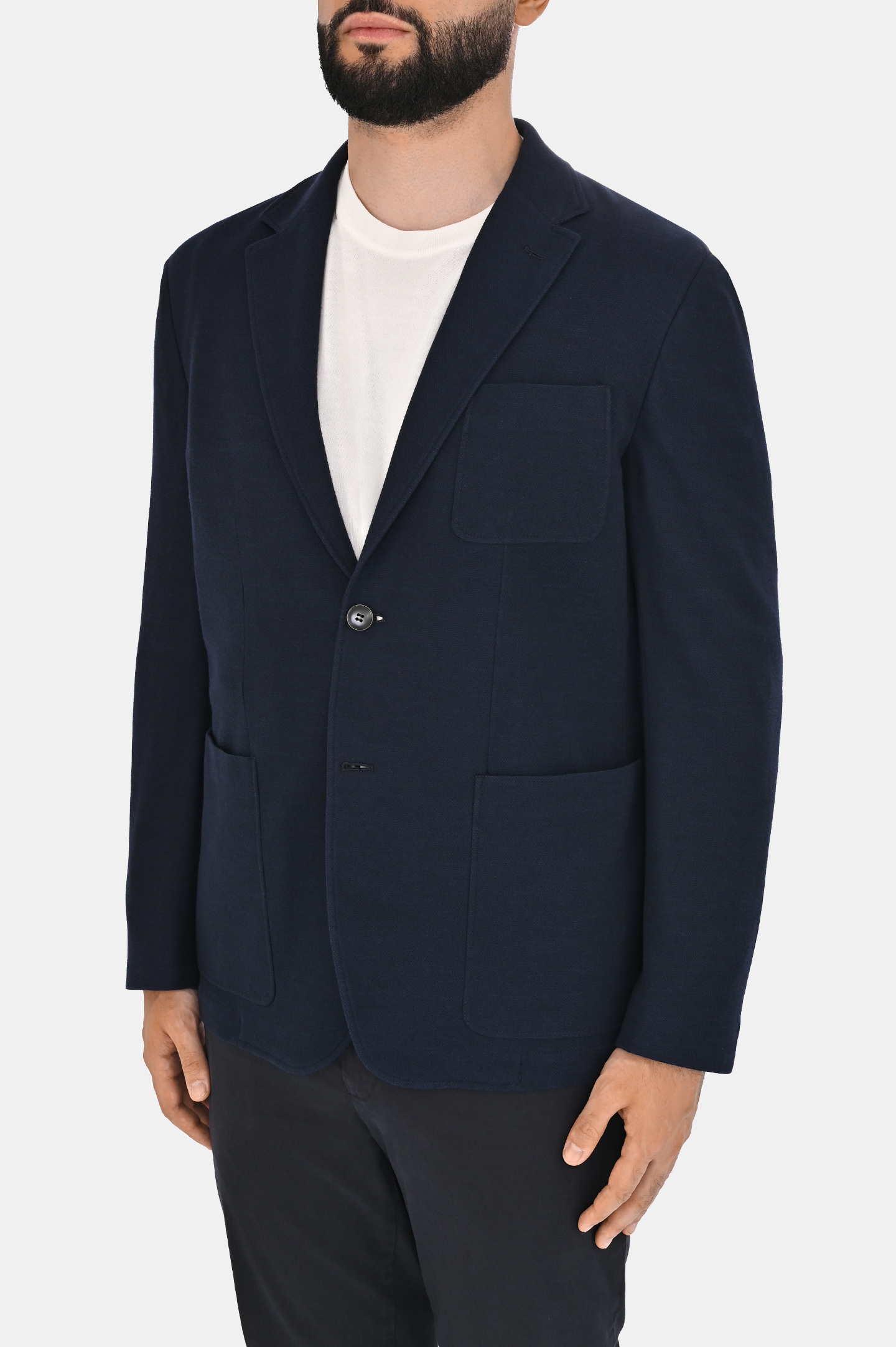 Пиджак CANALI JJ01974 J0147, цвет: Темно-синий, Мужской