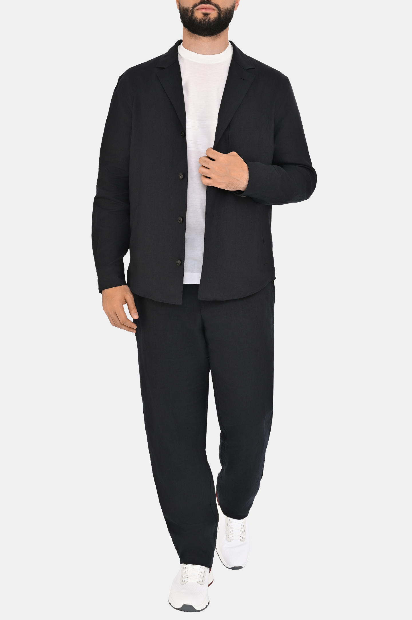 Брюки CANALI AE05539 V7003, цвет: Темно-синий, Мужской