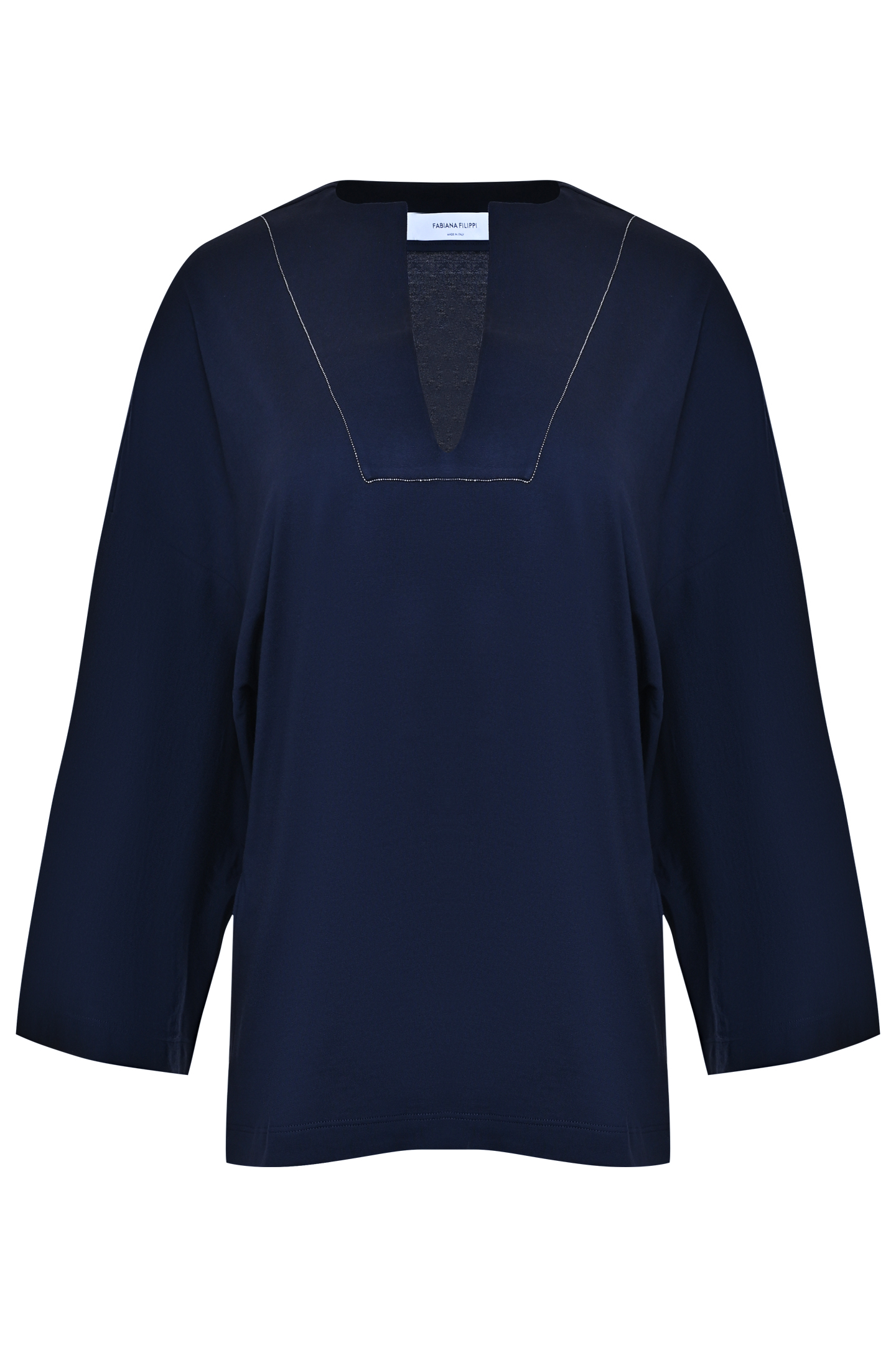 Блуза FABIANA FILIPPI JED273W136D323, цвет: Синий, Женский