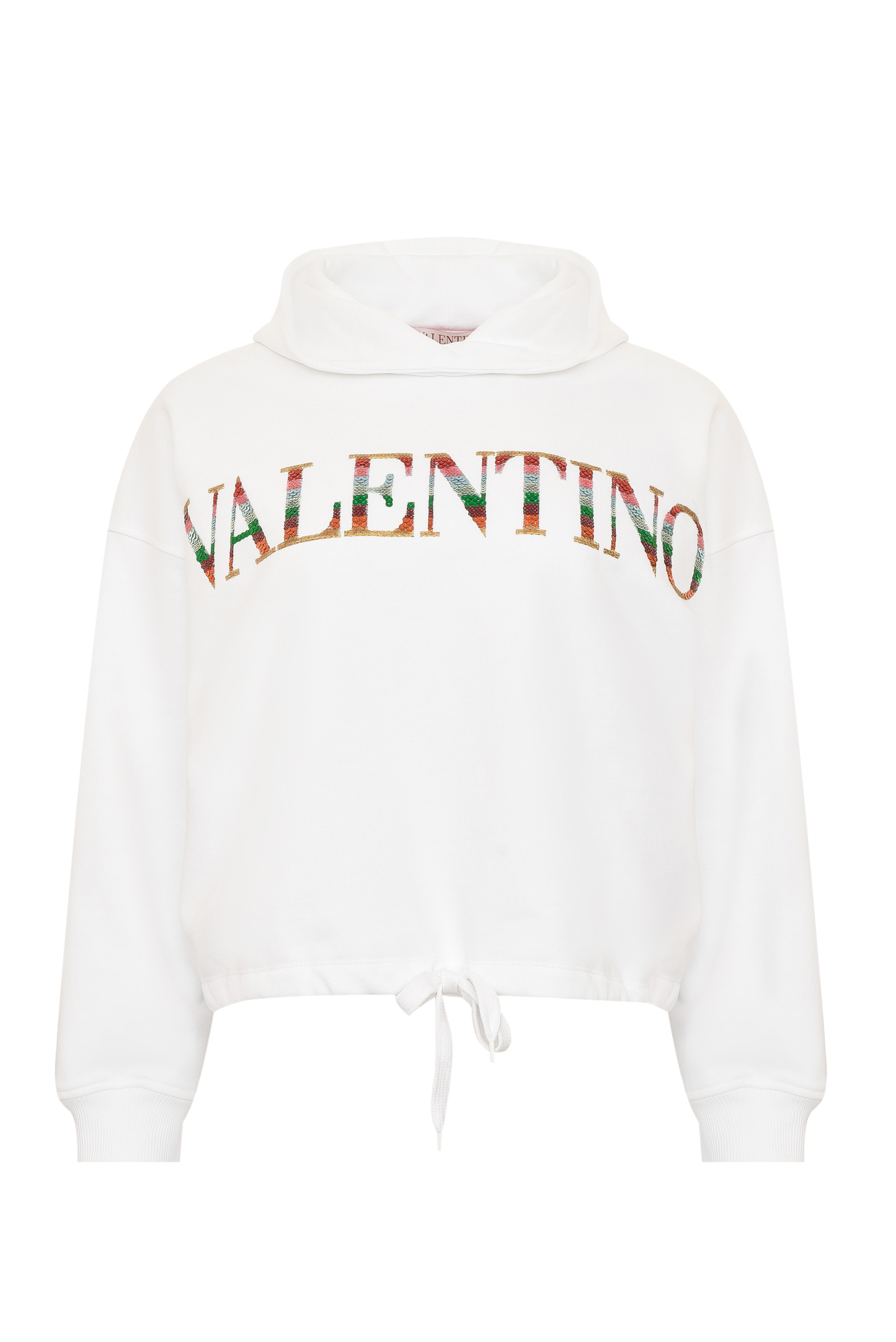 Худи VALENTINO PAP XB3MF16H721, цвет: Белый, Женский