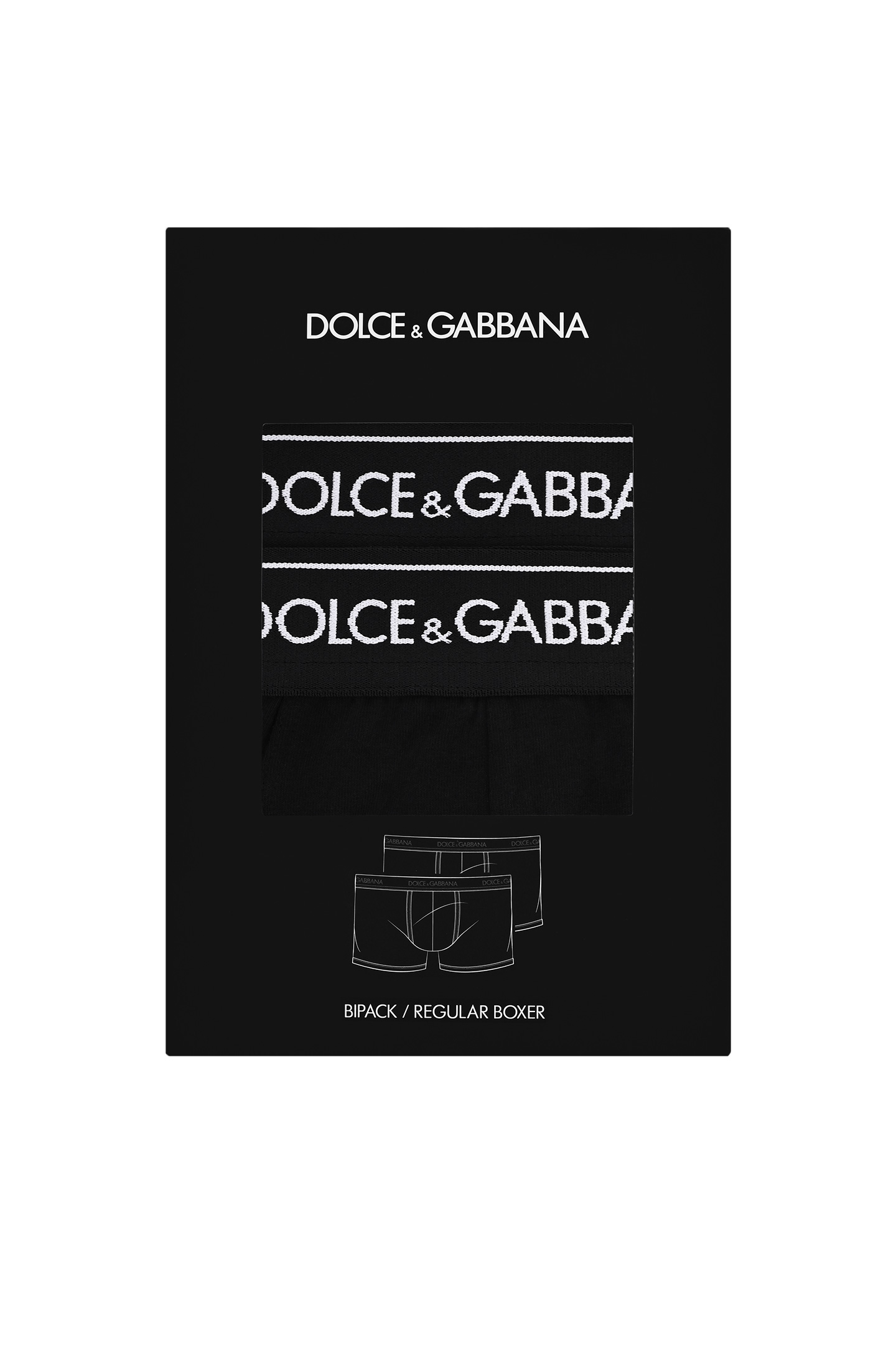 Набор трусов DOLCE & GABBANA M9C07J ONN95, цвет: Черный, Мужской