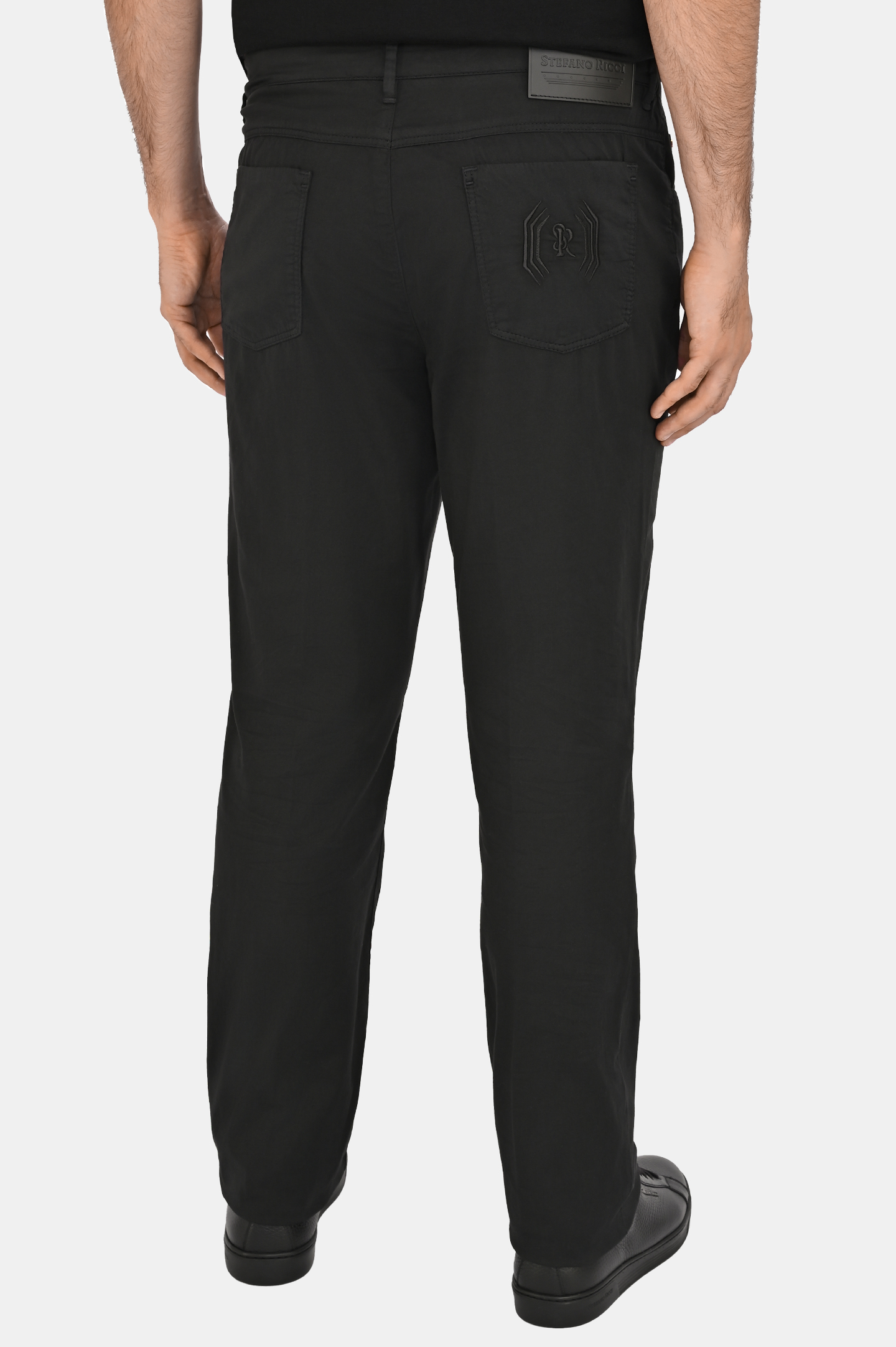 Брюки STEFANO RICCI M8T51B0070 TFANT, цвет: Черный, Мужской