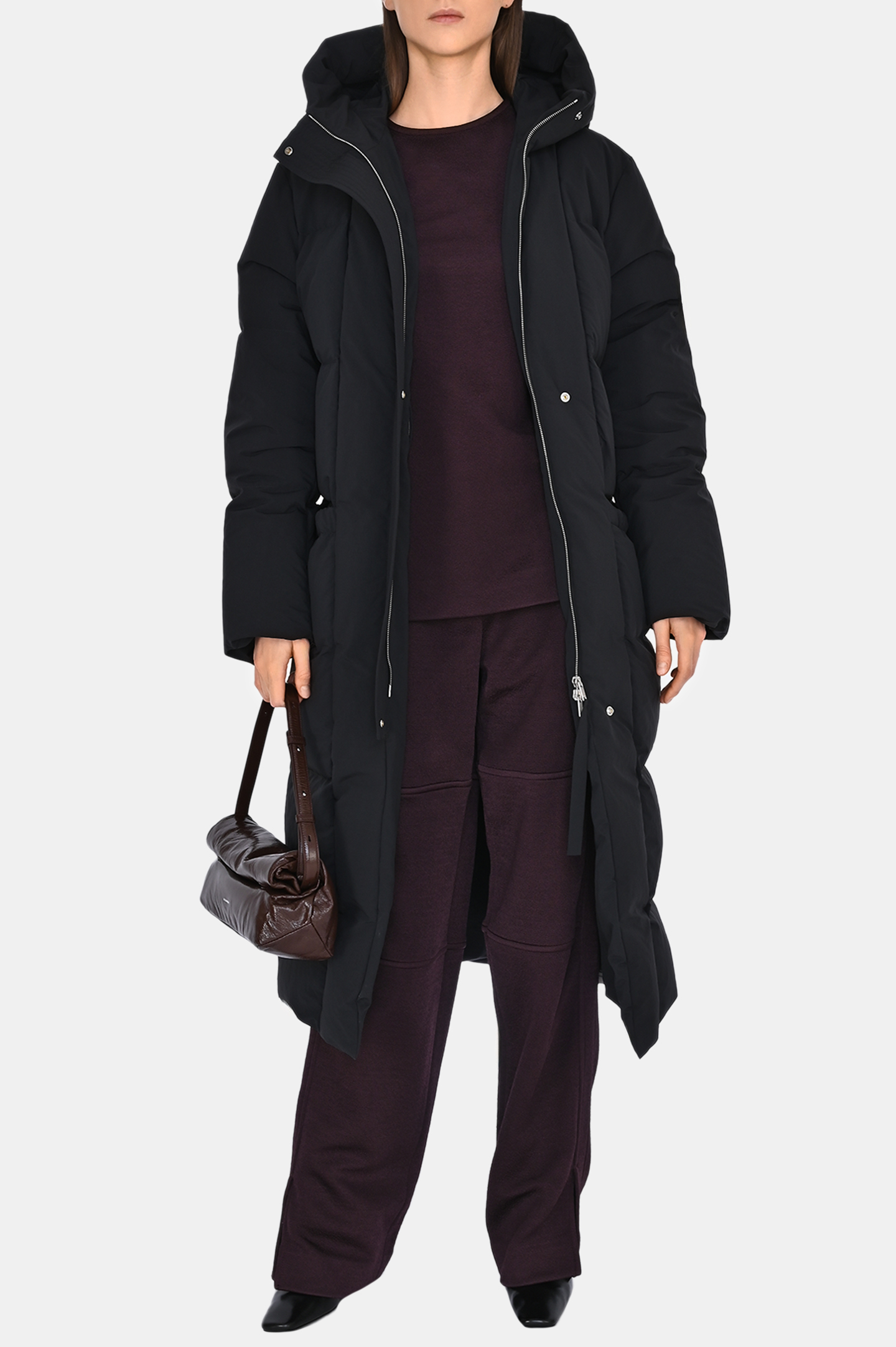 Пальто JIL SANDER J40AF0125 J70008, цвет: Черный, Женский