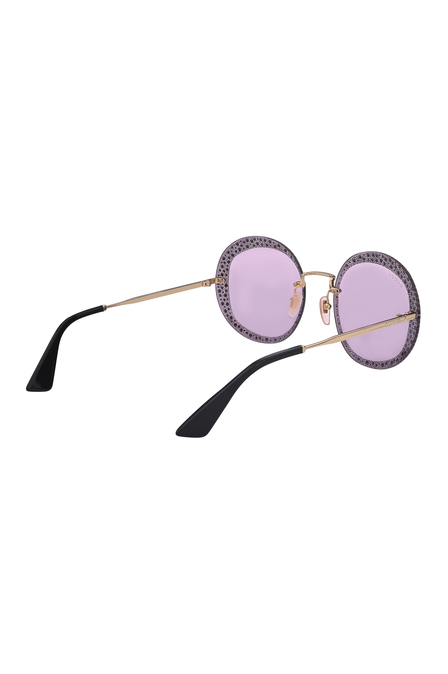 Солнцезащитные очки GUCCI 663744 I3330, цвет: Фиолетовый, Женский