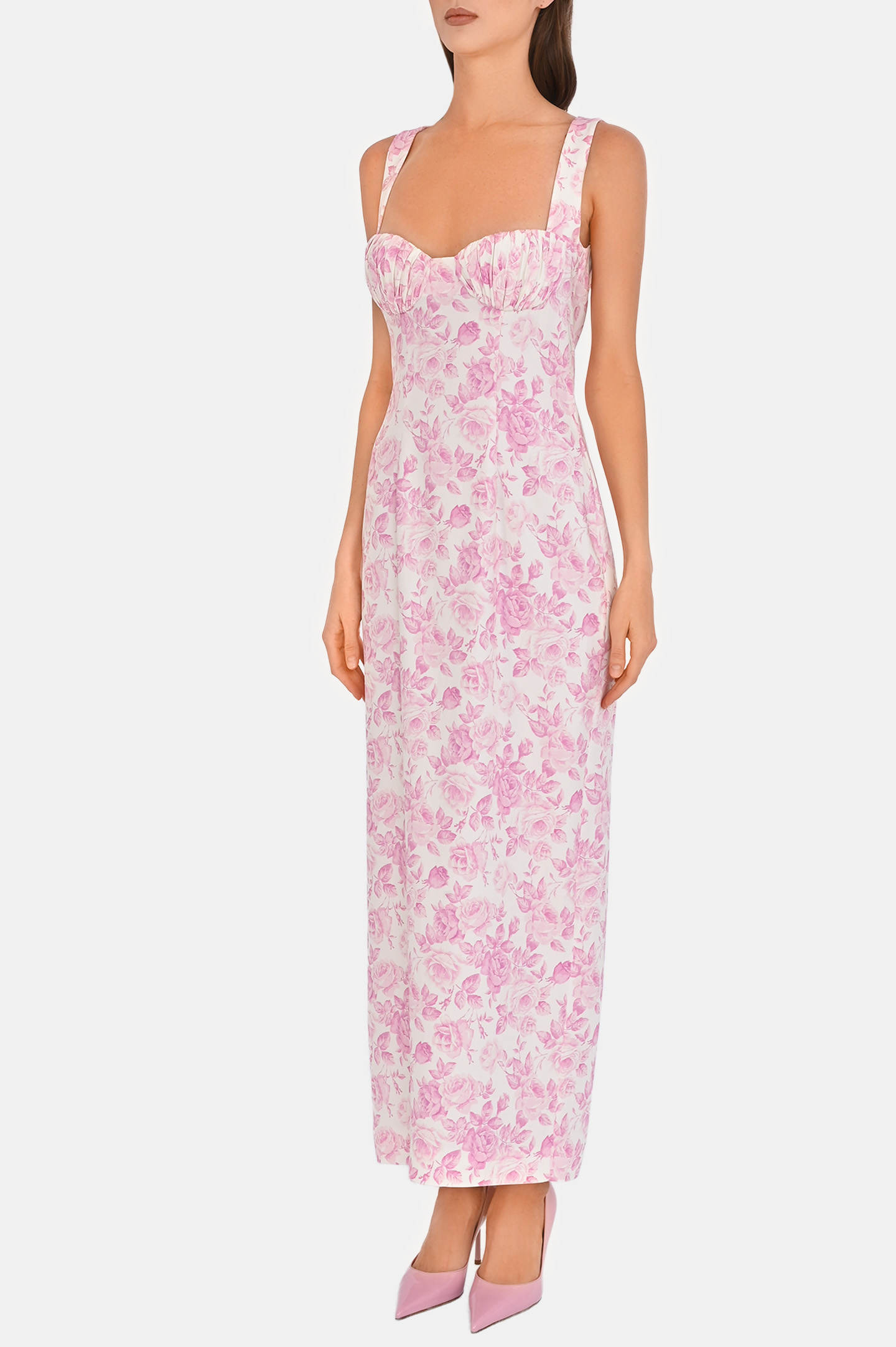 Платье ROWEN ROSE DRS_RR389/1, цвет: Розовый, Женский