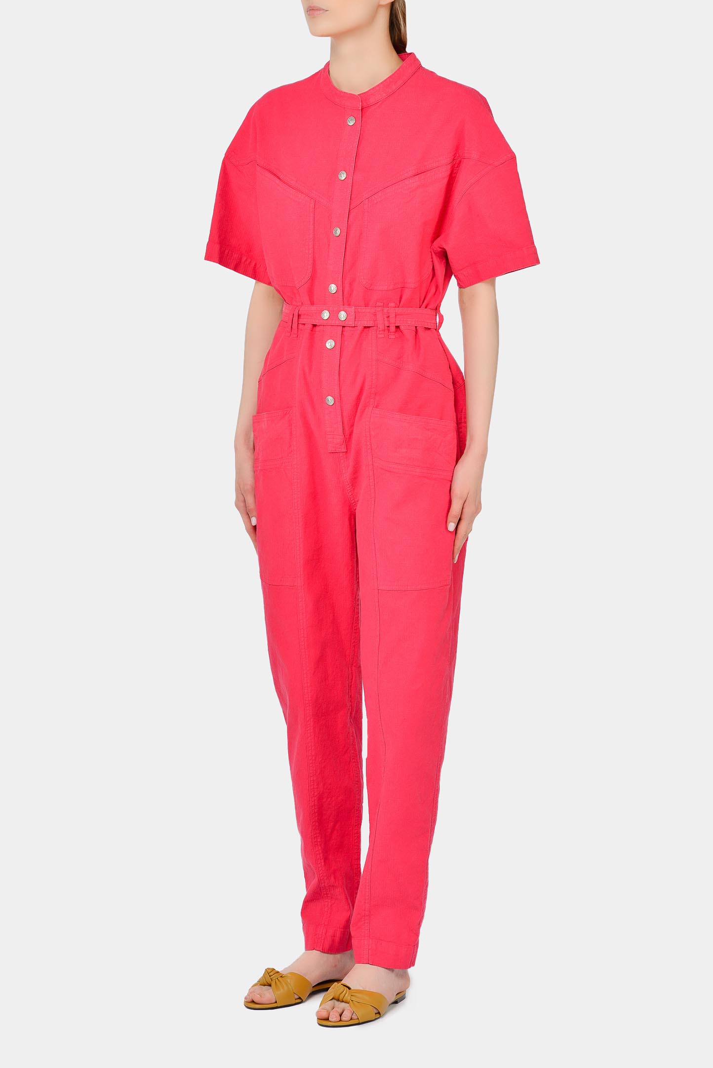 Комбинезон ISABEL MARANT CB0316-21E012I, цвет: Розовый, Женский