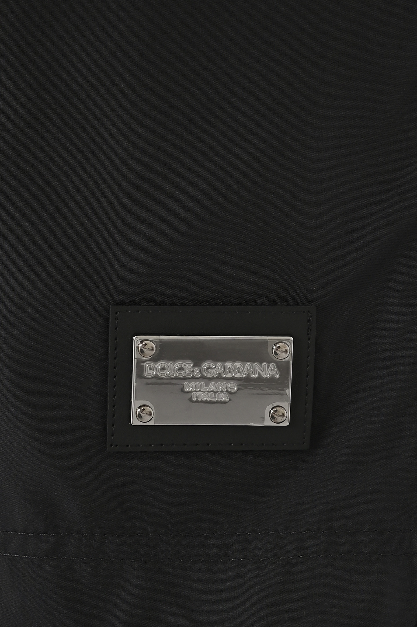 Плавки-шорты с логотипом DOLCE & GABBANA M4E45T ONO06, цвет: Черный, Мужской