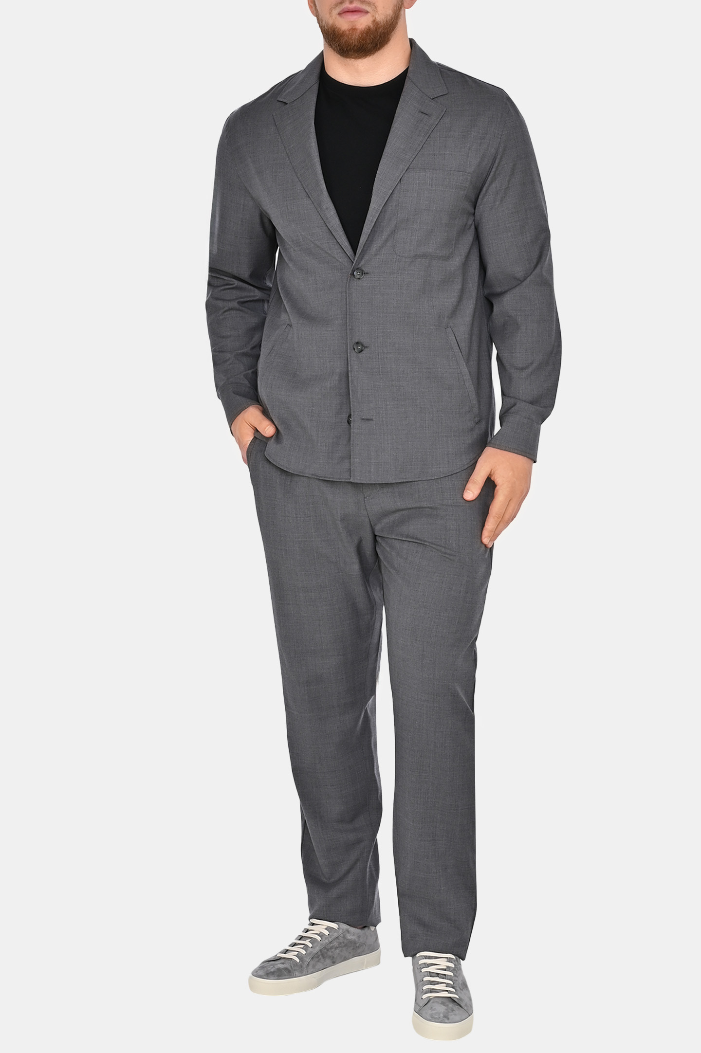 Пиджак CANALI AR03652 31015, цвет: Серый, Мужской