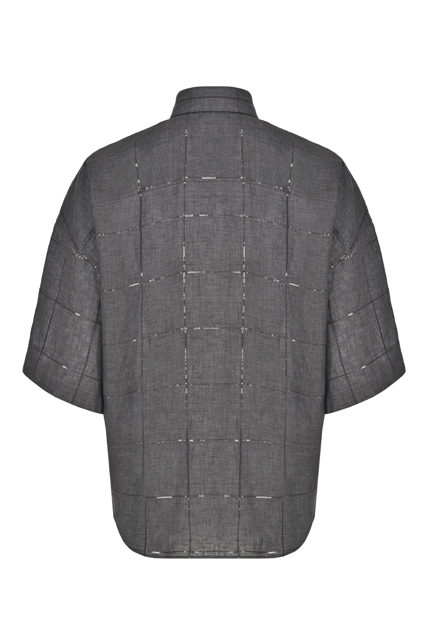 Рубашка BRUNELLO  CUCINELLI MM633RH706, цвет: Серый, Женский