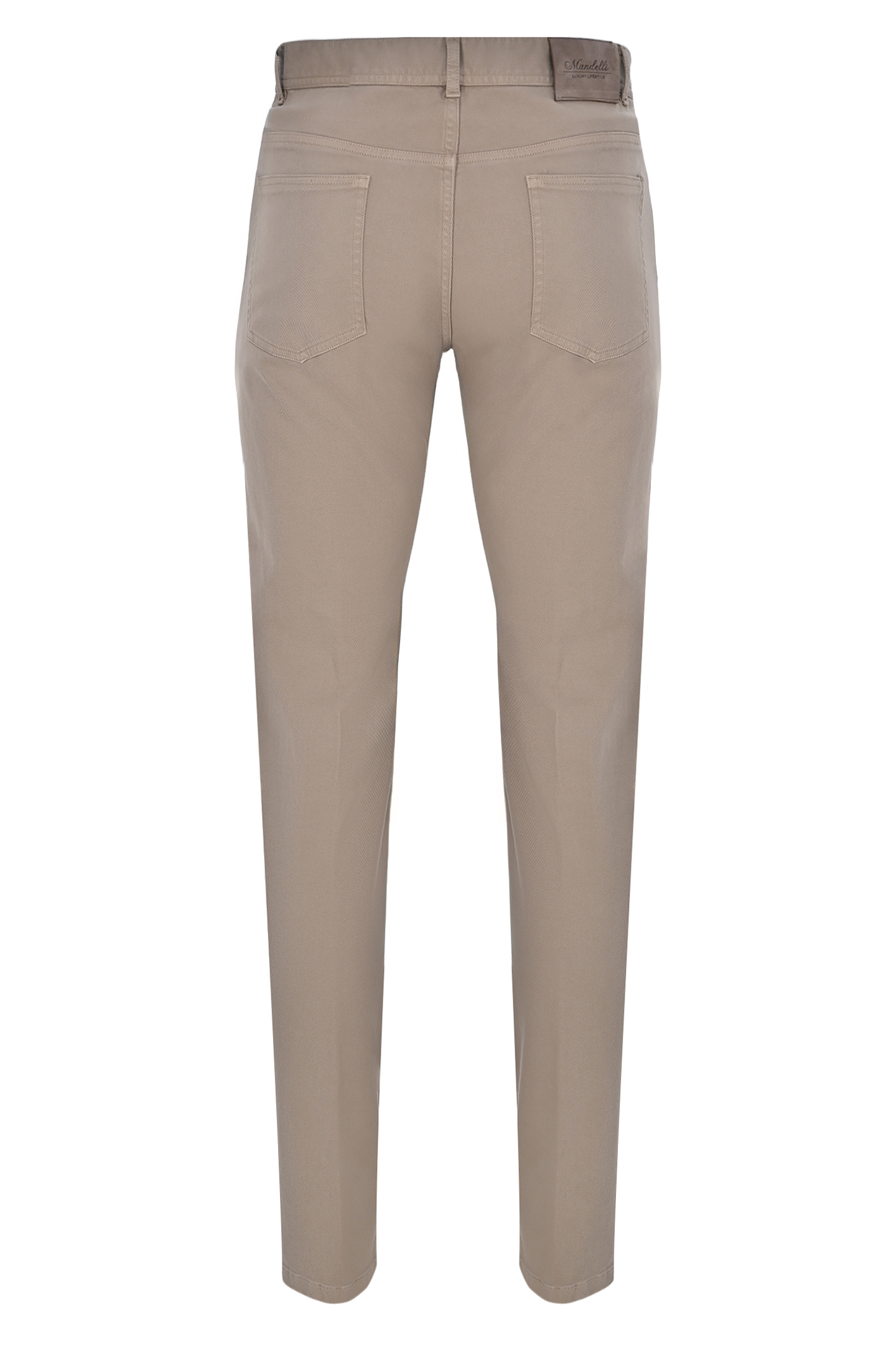 Джинсы (Брюки) MANDELLI P25-POCKET-5128, цвет: Бежевый, Мужской
