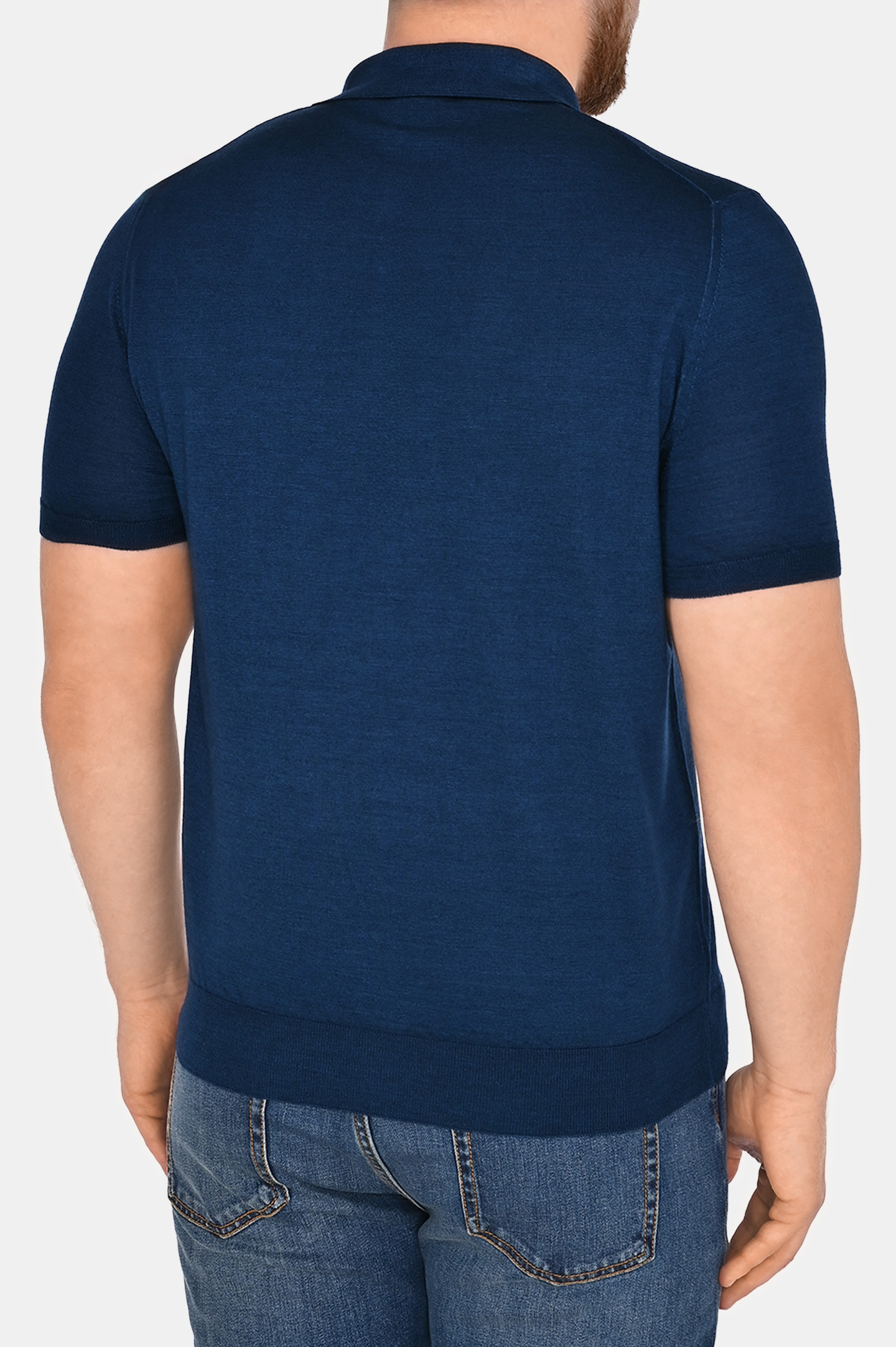Поло (Джемпер) CANALI MX01165 C0479, цвет: Синий, Мужской