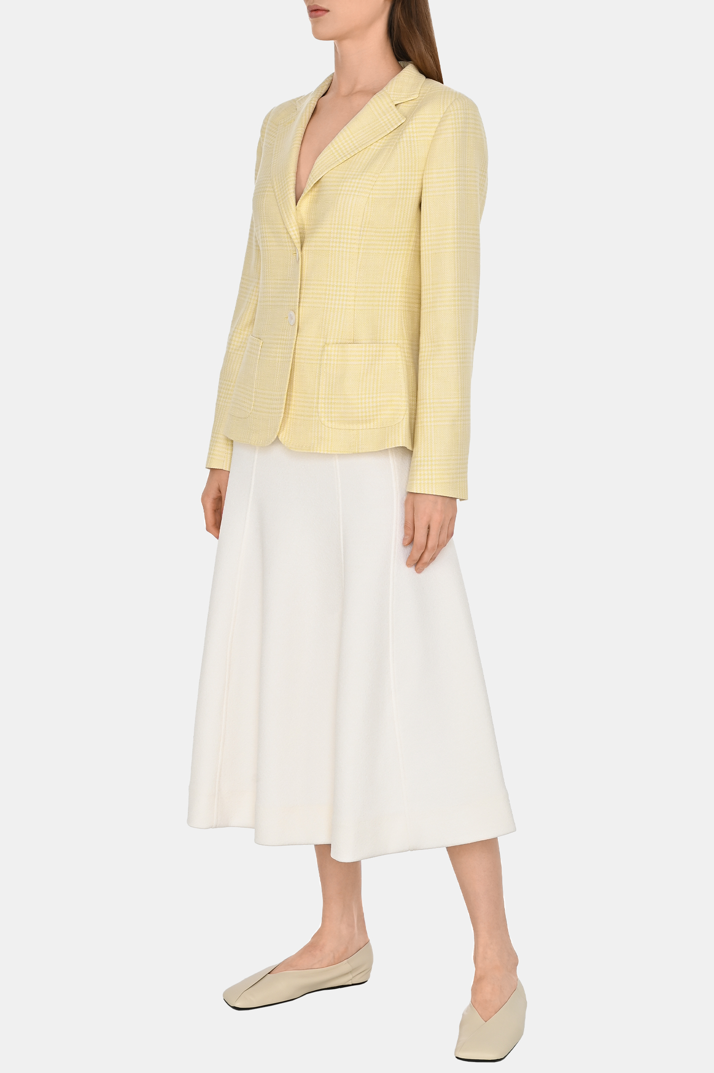 Юбка JIL SANDER J02MA0258, цвет: Молочный, Женский