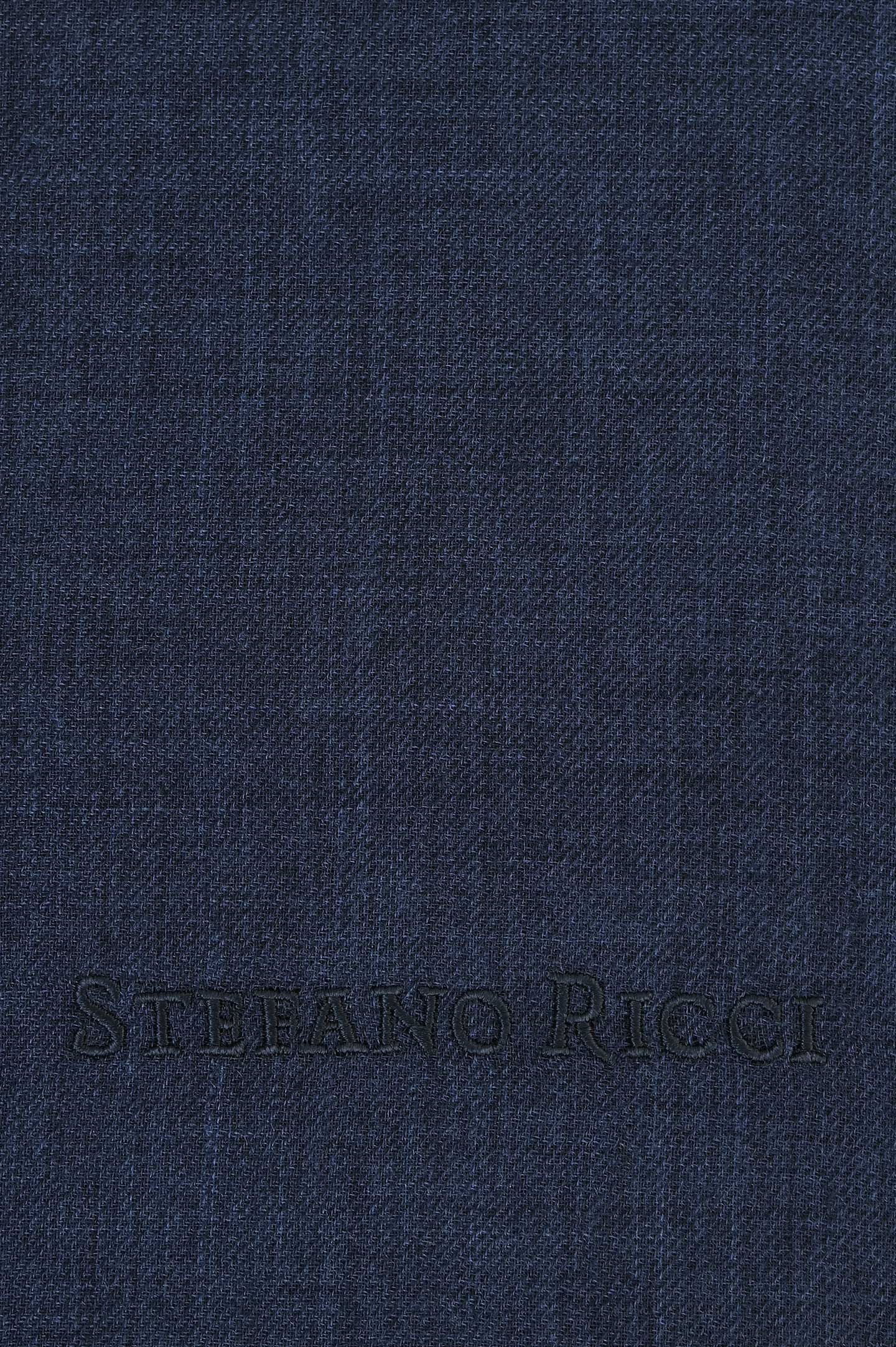 Шарф STEFANO RICCI MIA2300020 14588, цвет: Темно-синий, Мужской