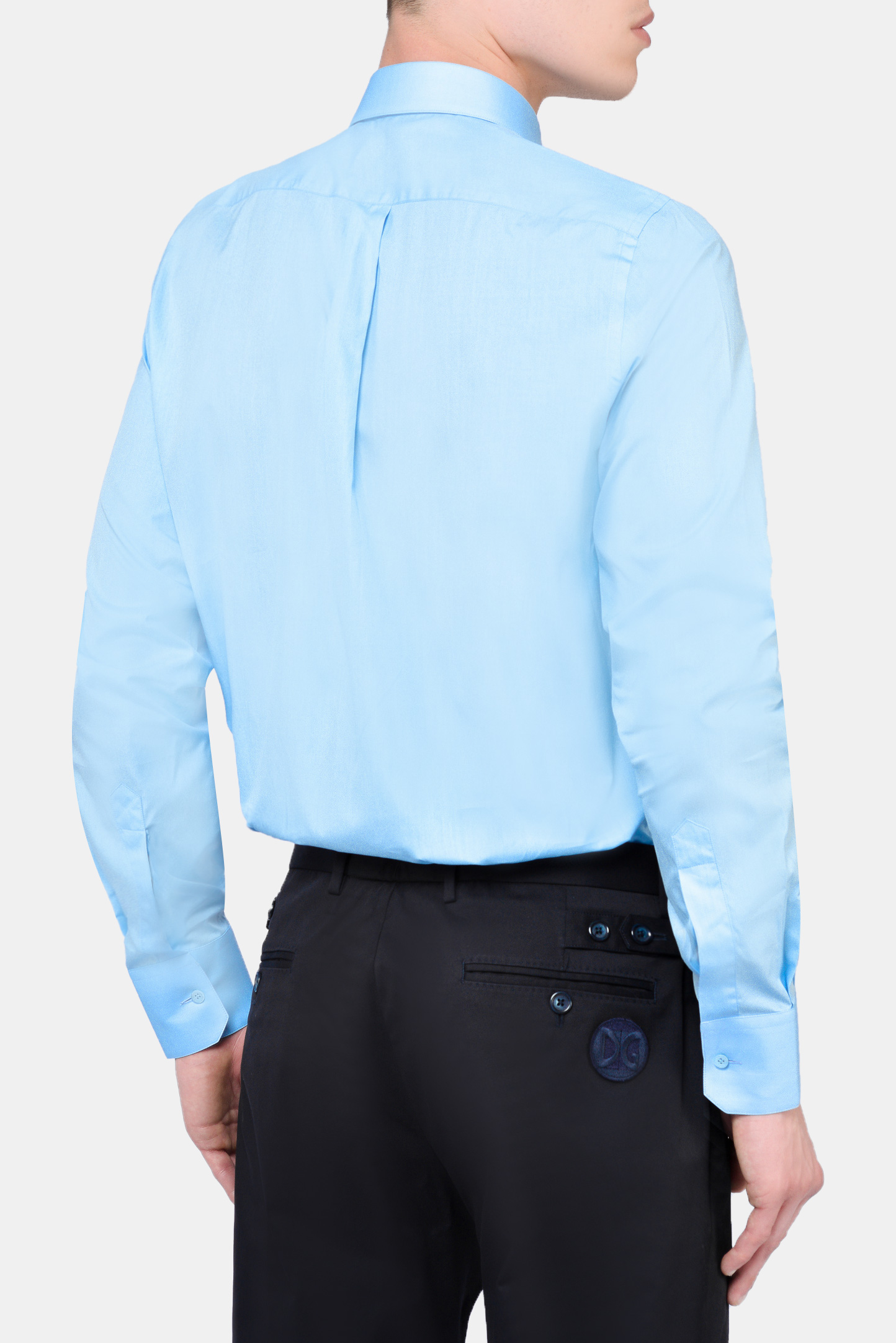 Рубашка DOLCE & GABBANA G5EJ1T FU5NK, цвет: Голубой, Мужской