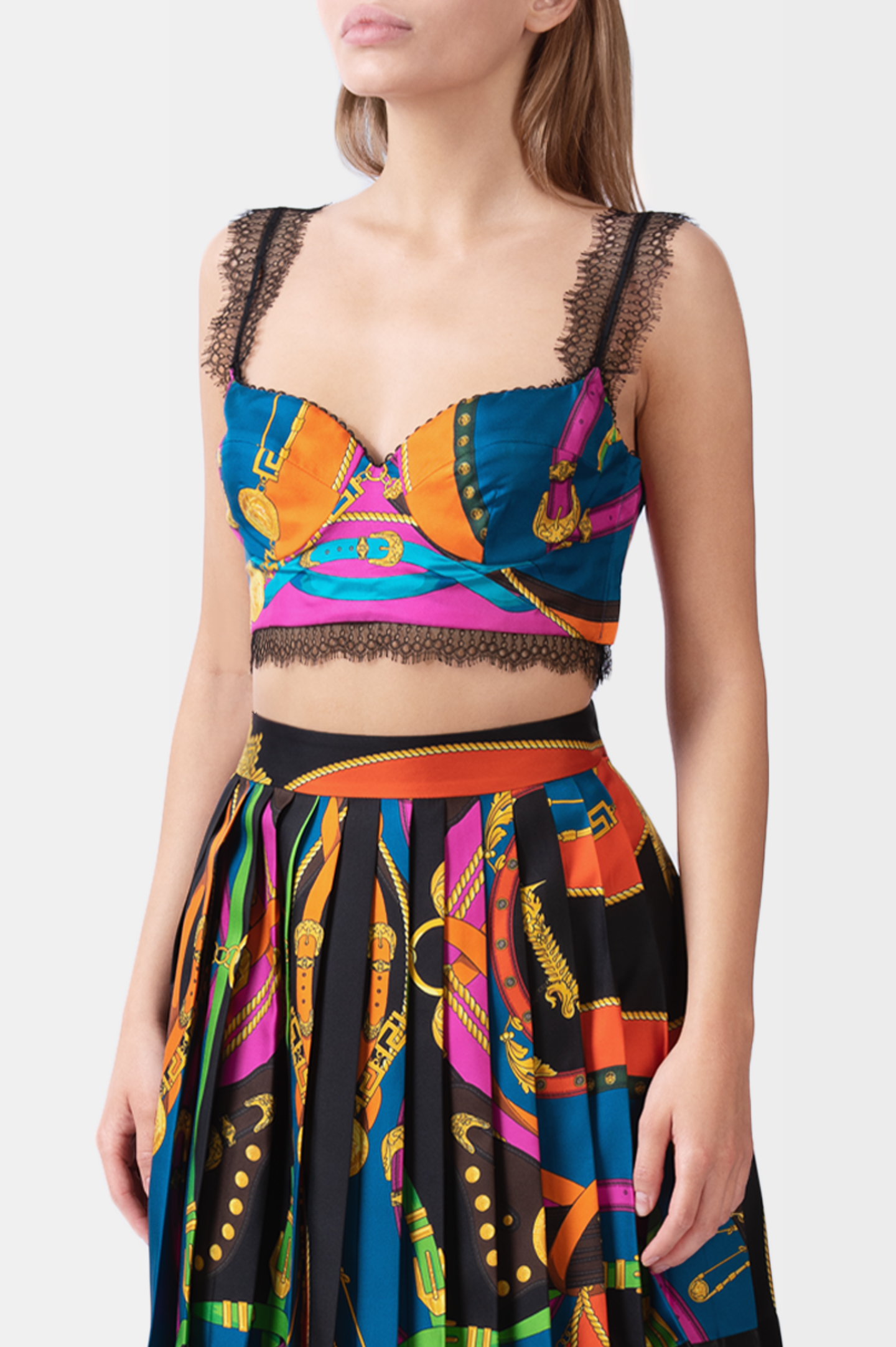 Топ VERSACE A78760 A233263, цвет: Разноцветный, Женский